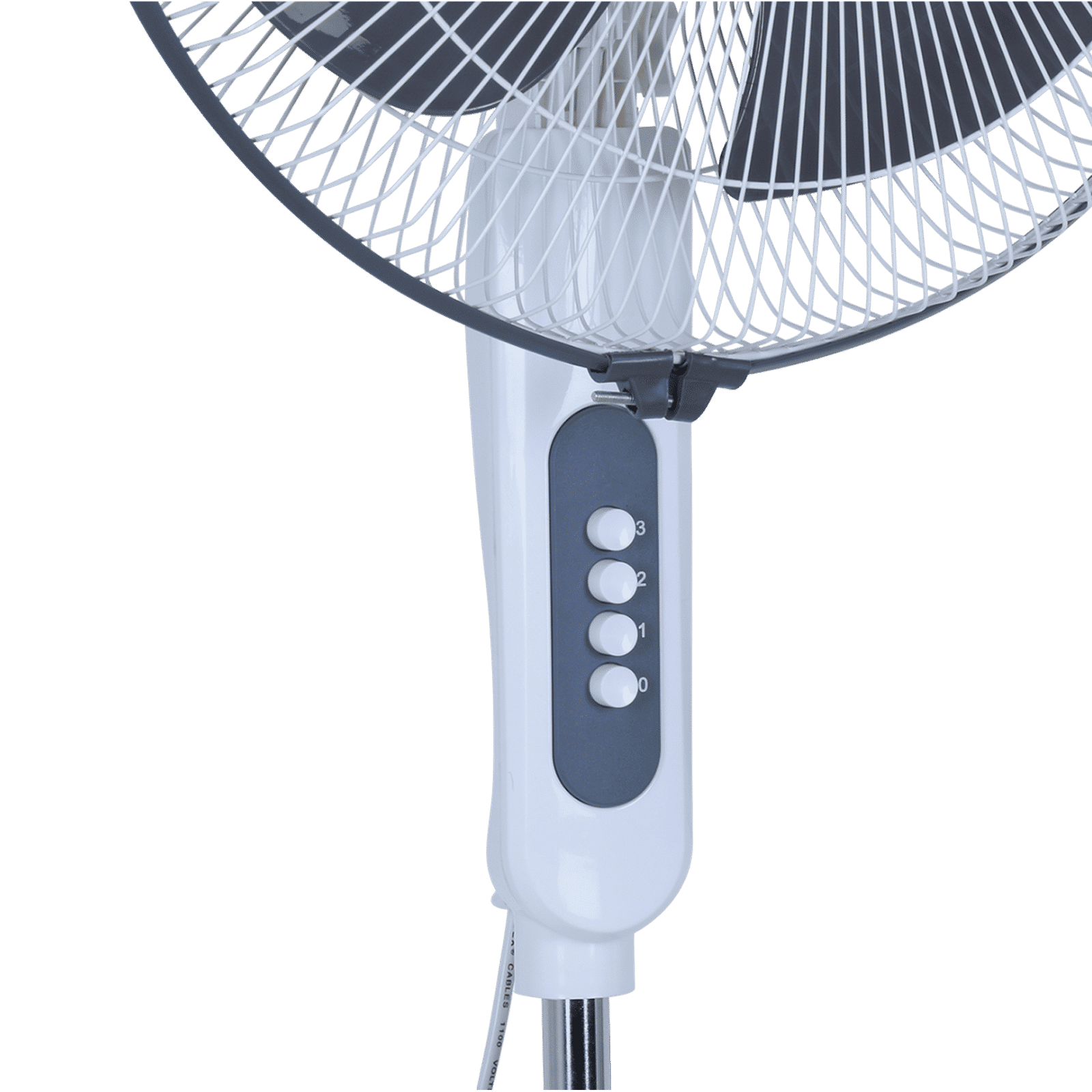 Croma 385mm 3 Blade Silent Operation Pedestal Fan (Powerful & Durable, Grey)_5