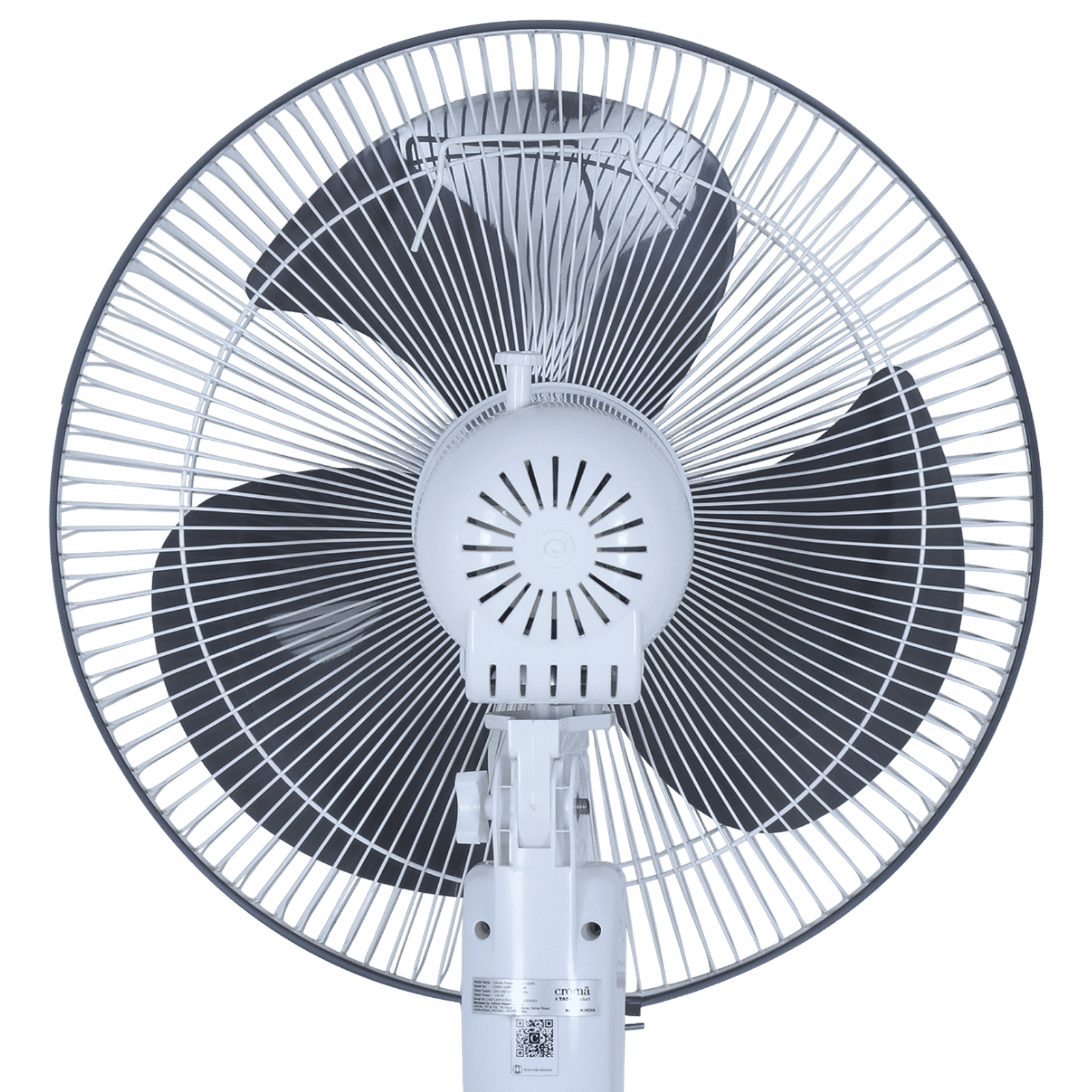 Croma 385mm 3 Blade Silent Operation Pedestal Fan (Powerful & Durable, Grey)_7