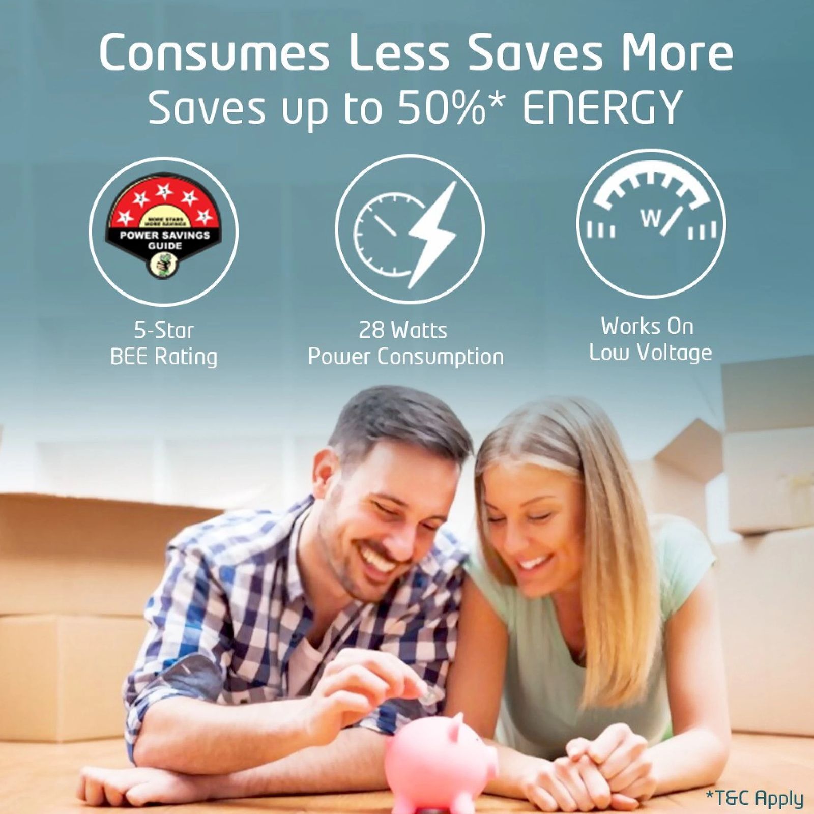 Orient EcoTech Supreme 5 Star 1200mm 3 Blade BLDC Motor Ceiling Fan (High Speed, Topaz Gold)_7