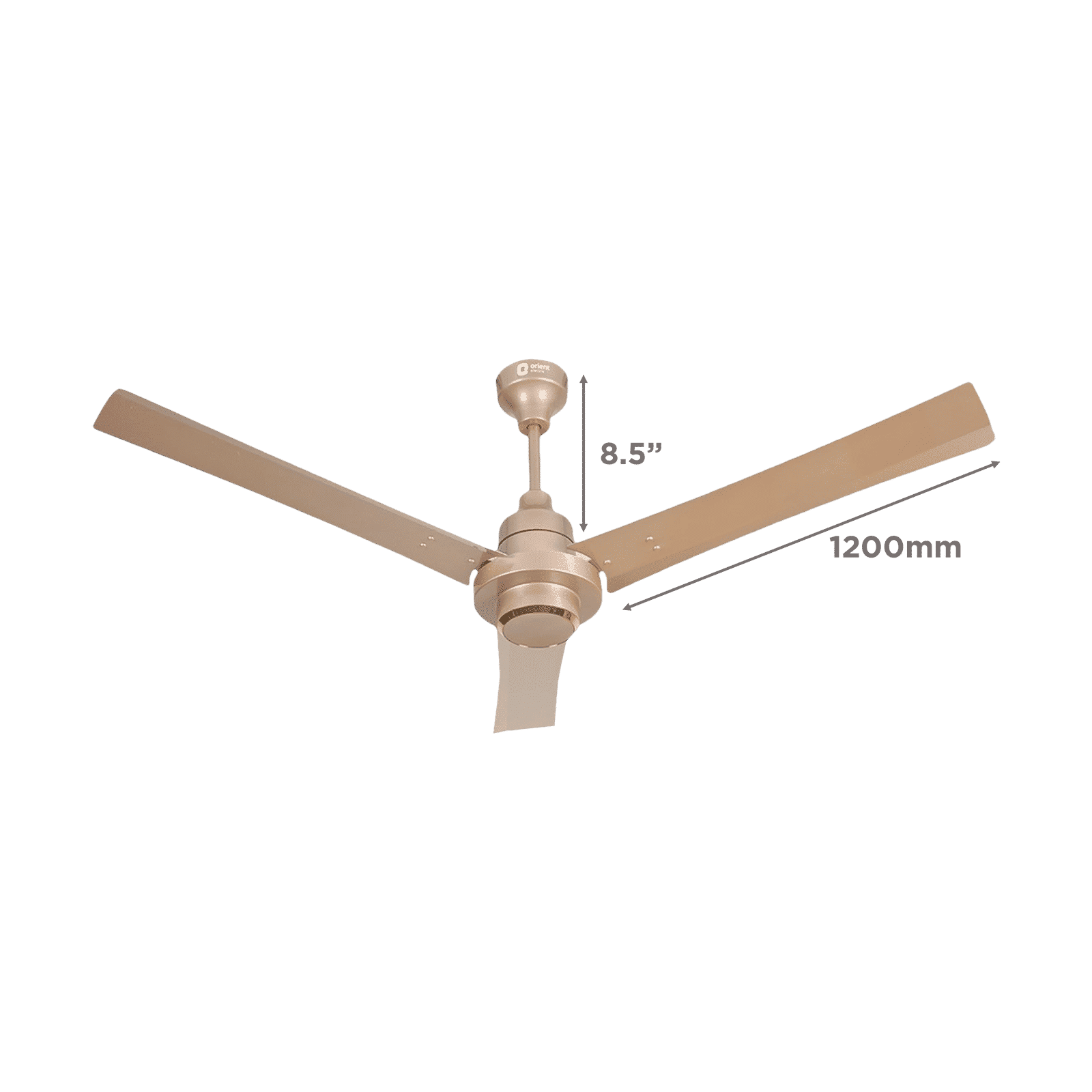 Orient EcoTech Supreme 5 Star 1200mm 3 Blade BLDC Motor Ceiling Fan (High Speed, Topaz Gold)_2