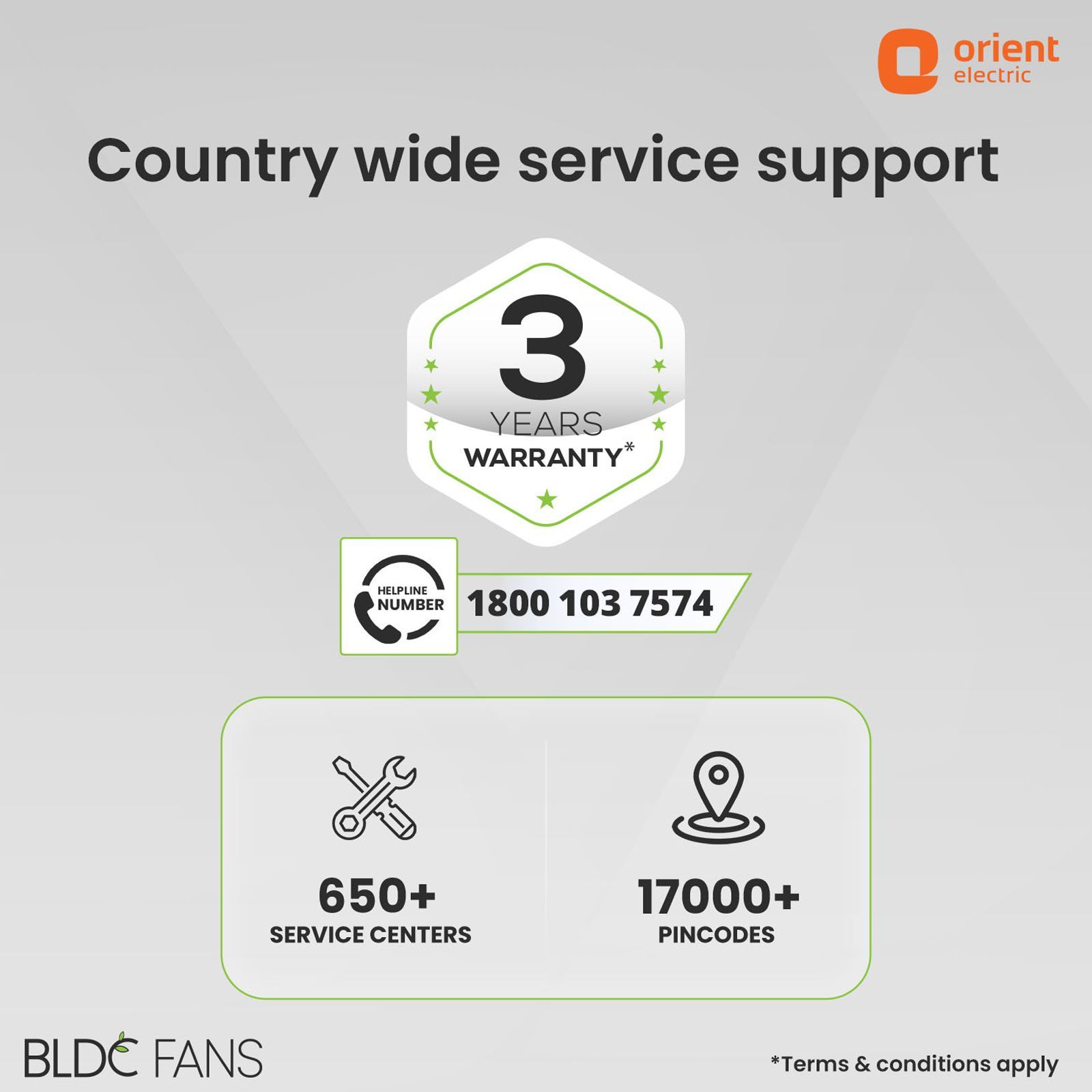 Orient Ecotech Supreme 5 Star 1200mm 3 Blade BLDC Motor Ceiling Fan with Remote (Low Noise Operation, Topaz Gold)_8