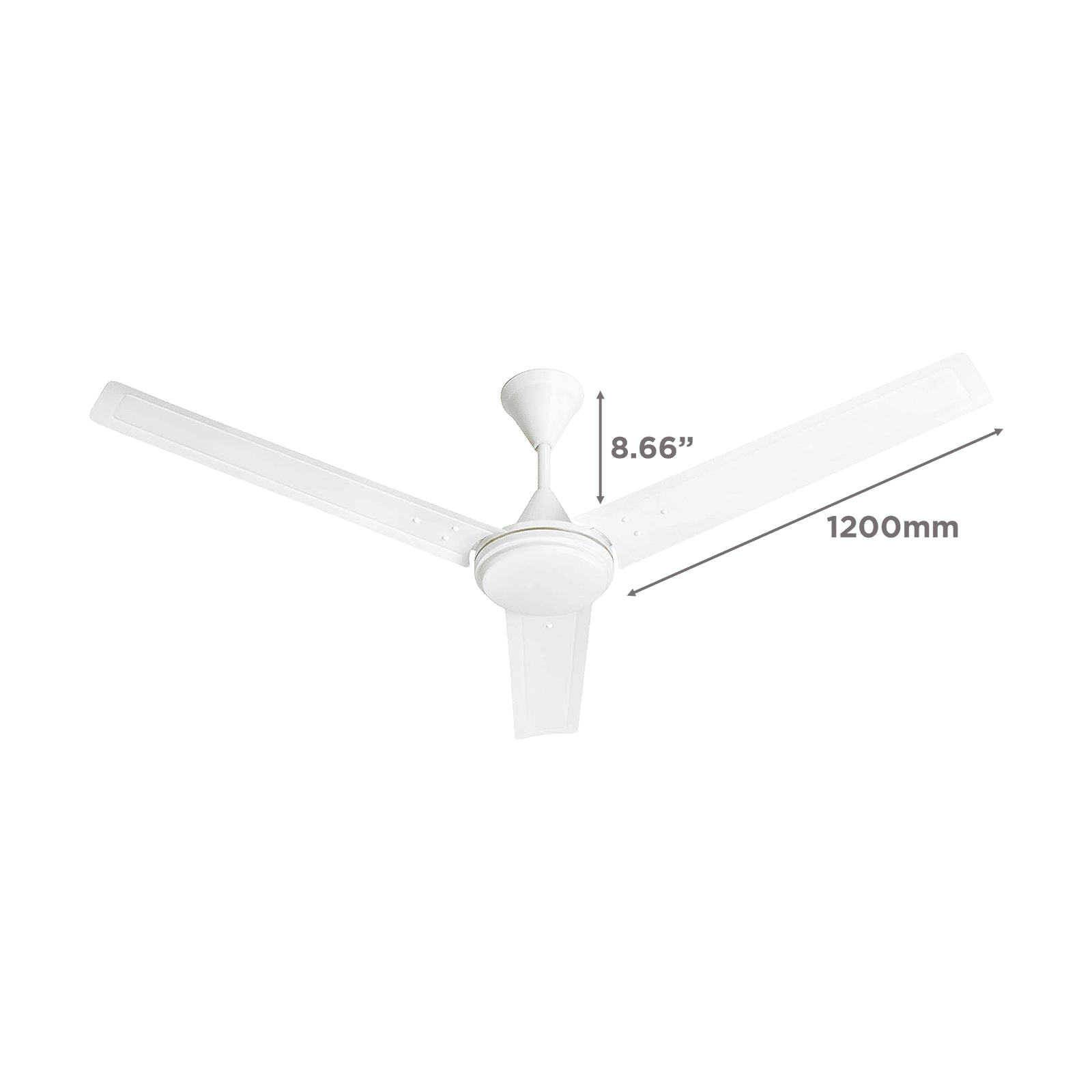 USHA Swift Alpha 1 Star 1200mm 3 Blade Copper Motor Ceiling Fan (Water Resistant, Rich White) USHA Swift Alpha 1 Star 1200mm 3 Blade Copper Motor Ceiling Fan (Water Resistant, Rich White)_2