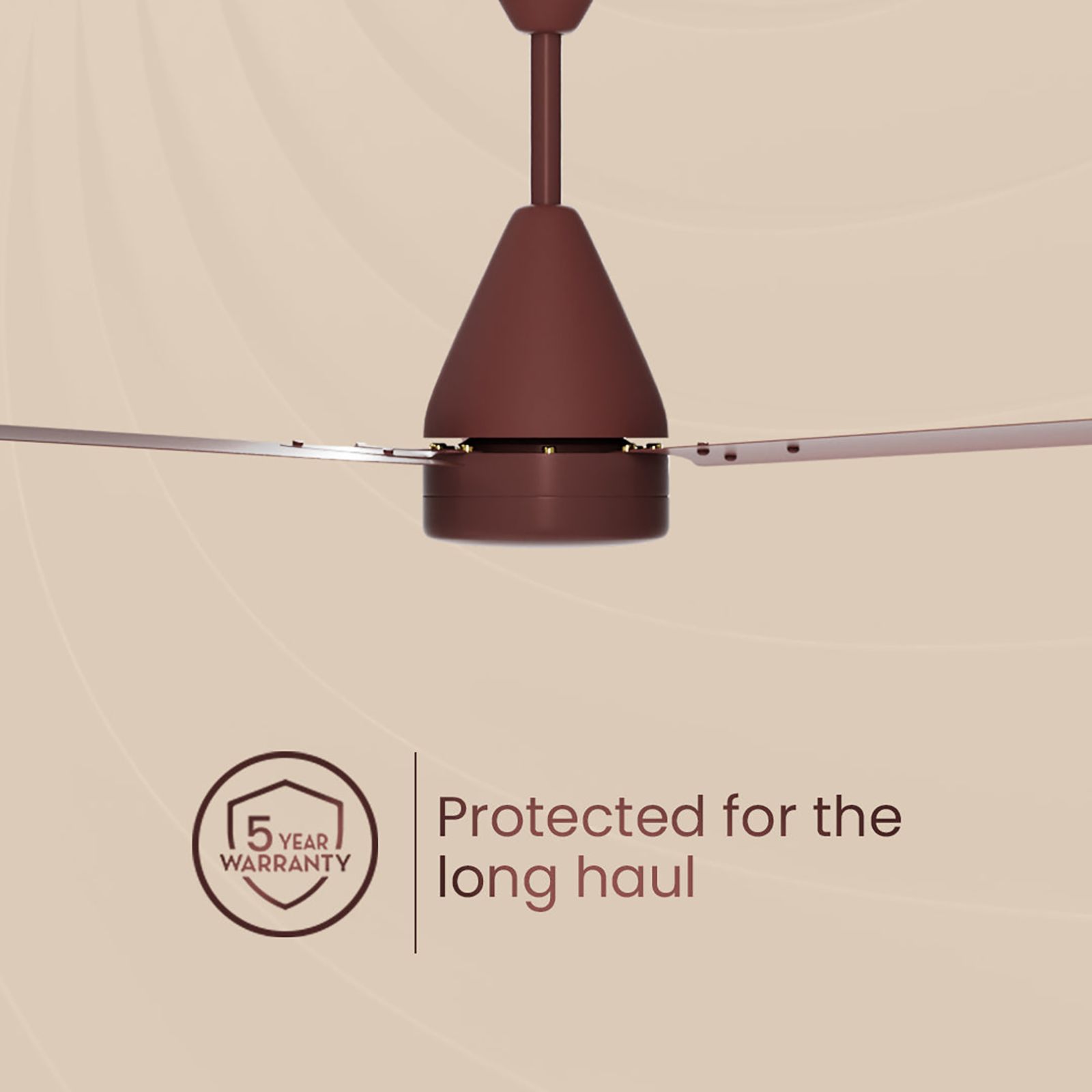 Crompton Energion Cookie 1200mm 3 Blade BLDC Motor Ceiling Fan with Remote (Superior Air Delivery, Brown)_9