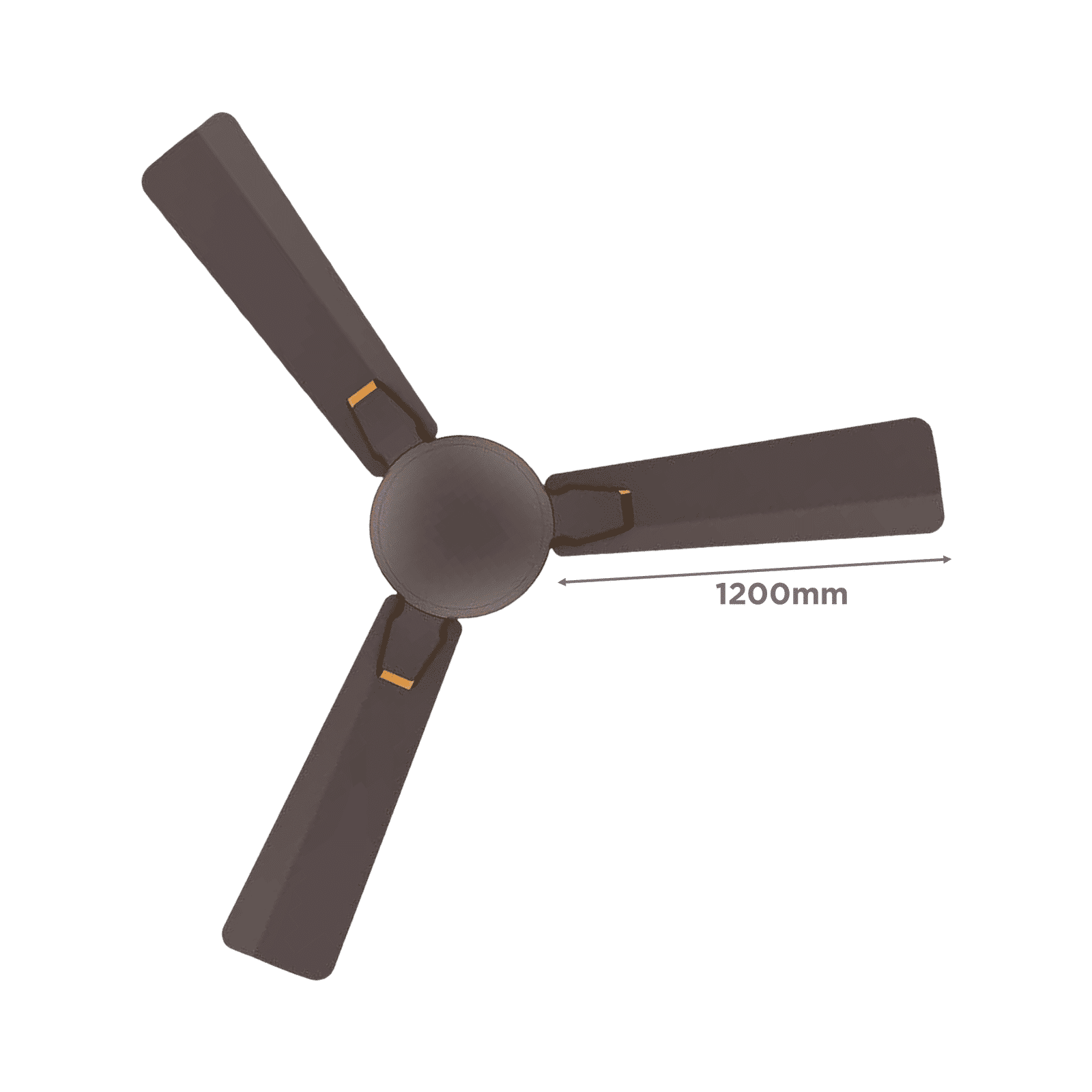 Crompton Aura2 Prime 1 Star 1200mm 3 Blade Copper Motor Ceiling Fan (Duratech Technology, Irish Coffee)_2
