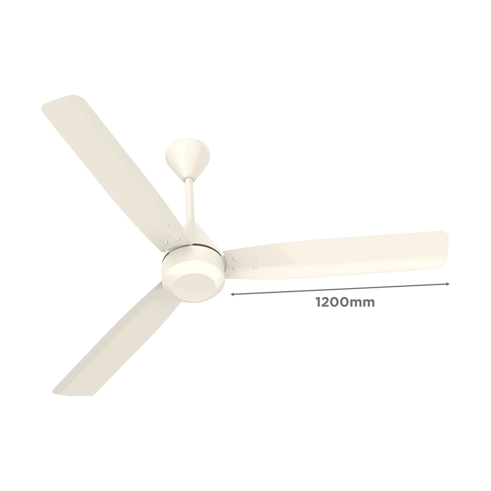 Crompton Energion Cromair 5 Star 1200mm 3 Blade BLDC Motor Ceiling Fan with Remote (Double Ball Bearing, Ivory)_2