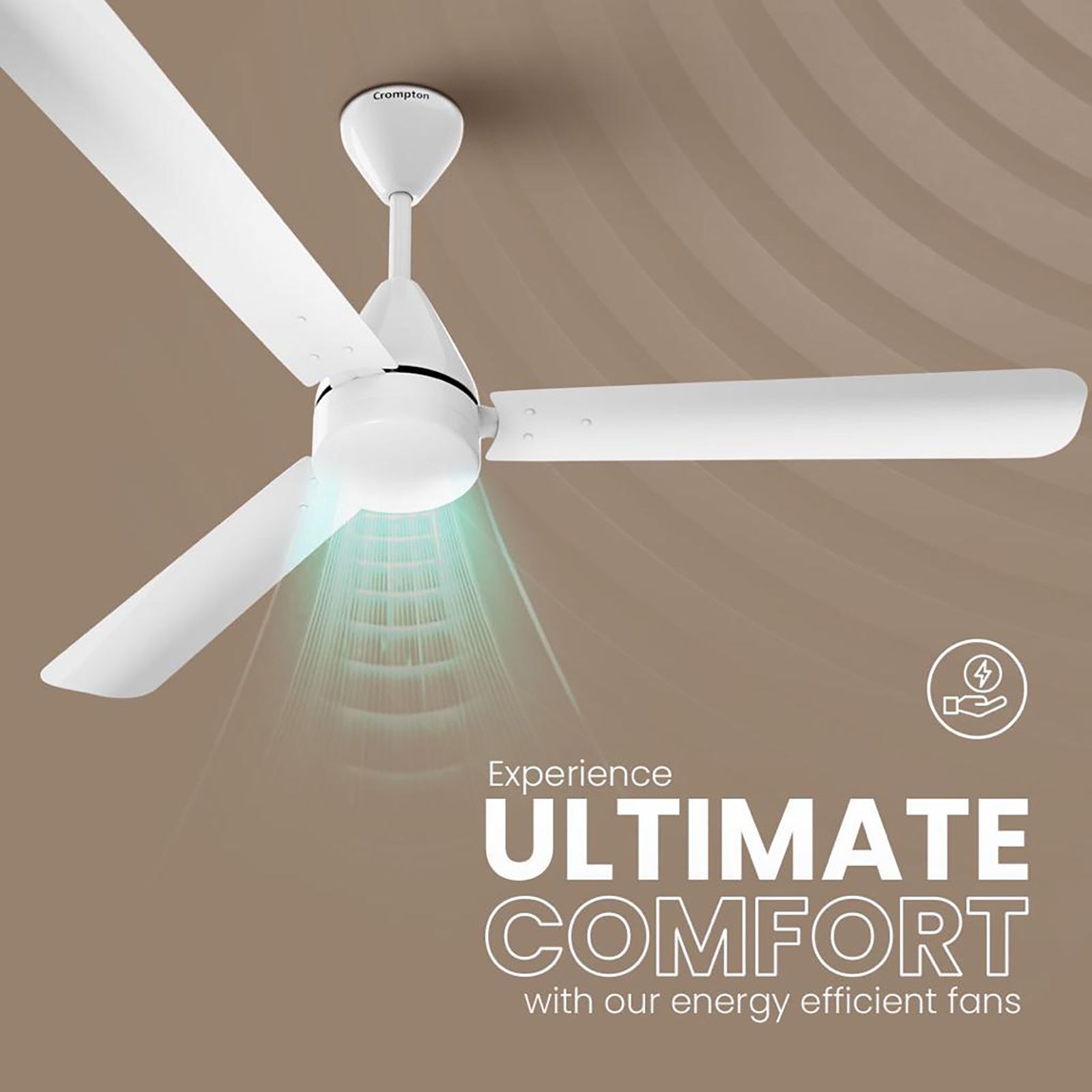 Crompton Energion Hyperjet 5 Star 1200mm 3 Blade BLDC Motor Ceiling Fan with Remote (Hyper Mode, Opal White)_9