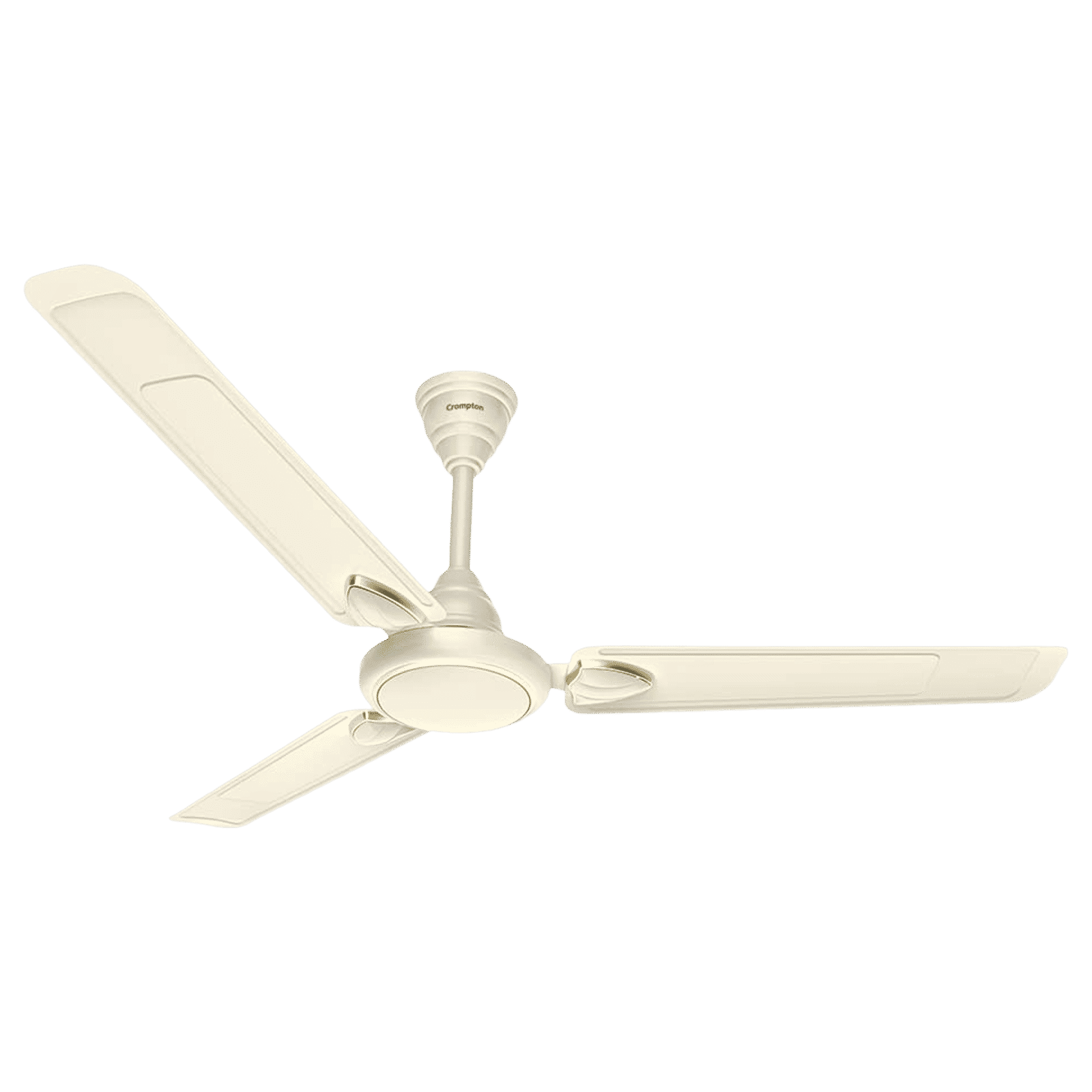 Crompton Surebreeze Hillbriz Deco 1 Star 1200mm 3 Blade High Velocity Ceiling Fan (Inverter Technology, Ivory Gold)_1