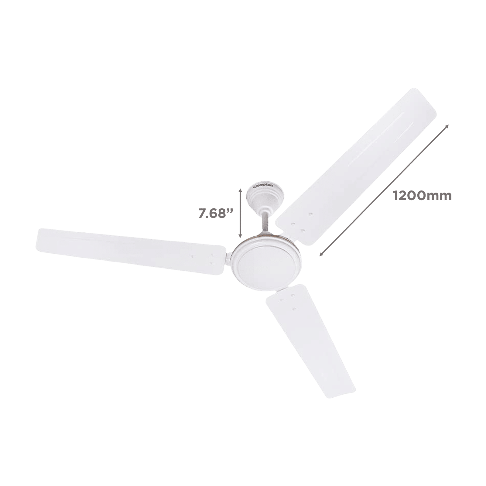Crompton Surebreeze Sea Sapphira 1 Star 1200mm 3 Blade High Velocity Ceiling Fan (Inverter Technology, Opal White)_2