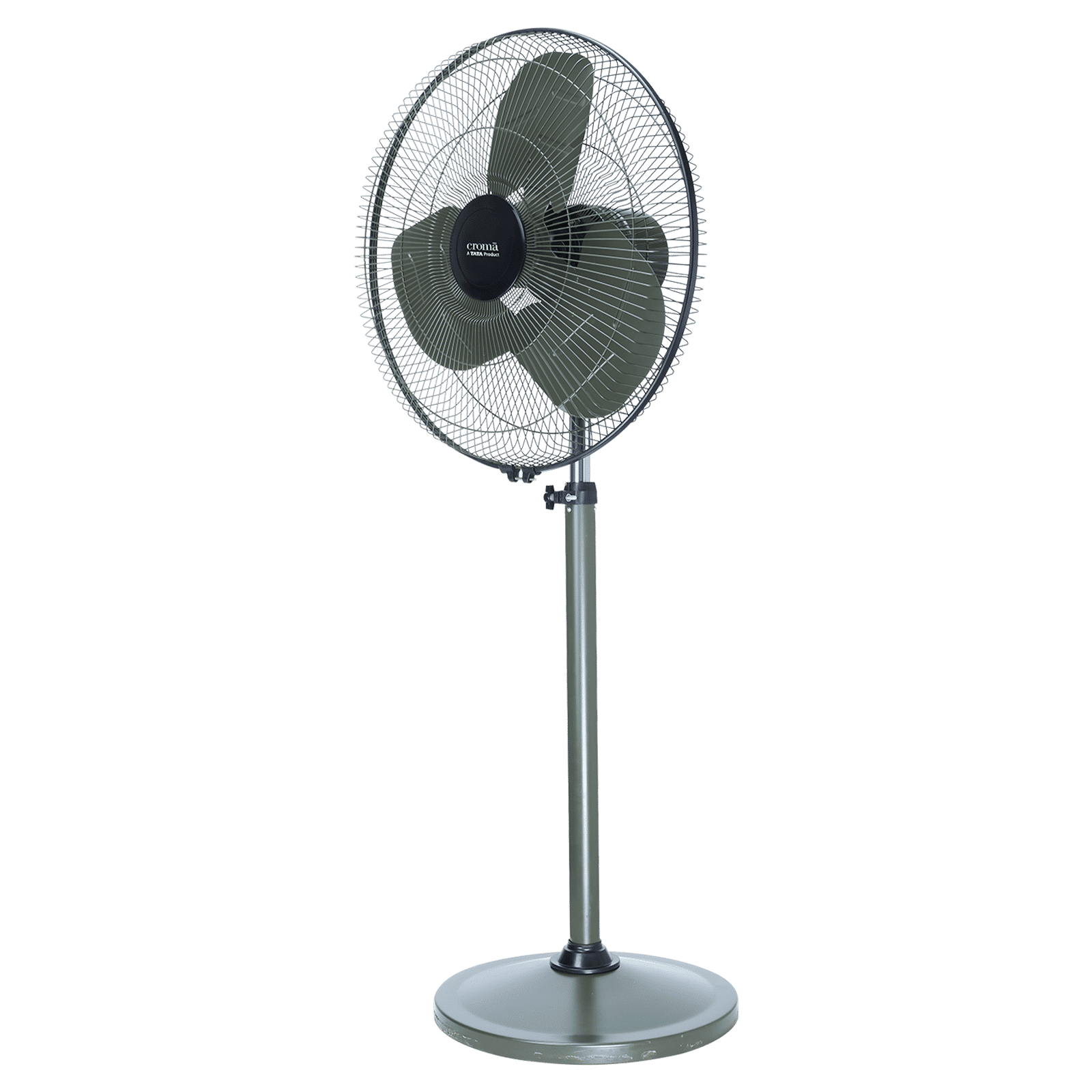 Croma AF3705 500mm 3 Blade Silent Operation Pedestal Fan (Adjustable Setting, Military Green) Croma AF3705 500mm 3 Blade Silent Operation Pedestal Fan (Adjustable Setting, Military Green)_4