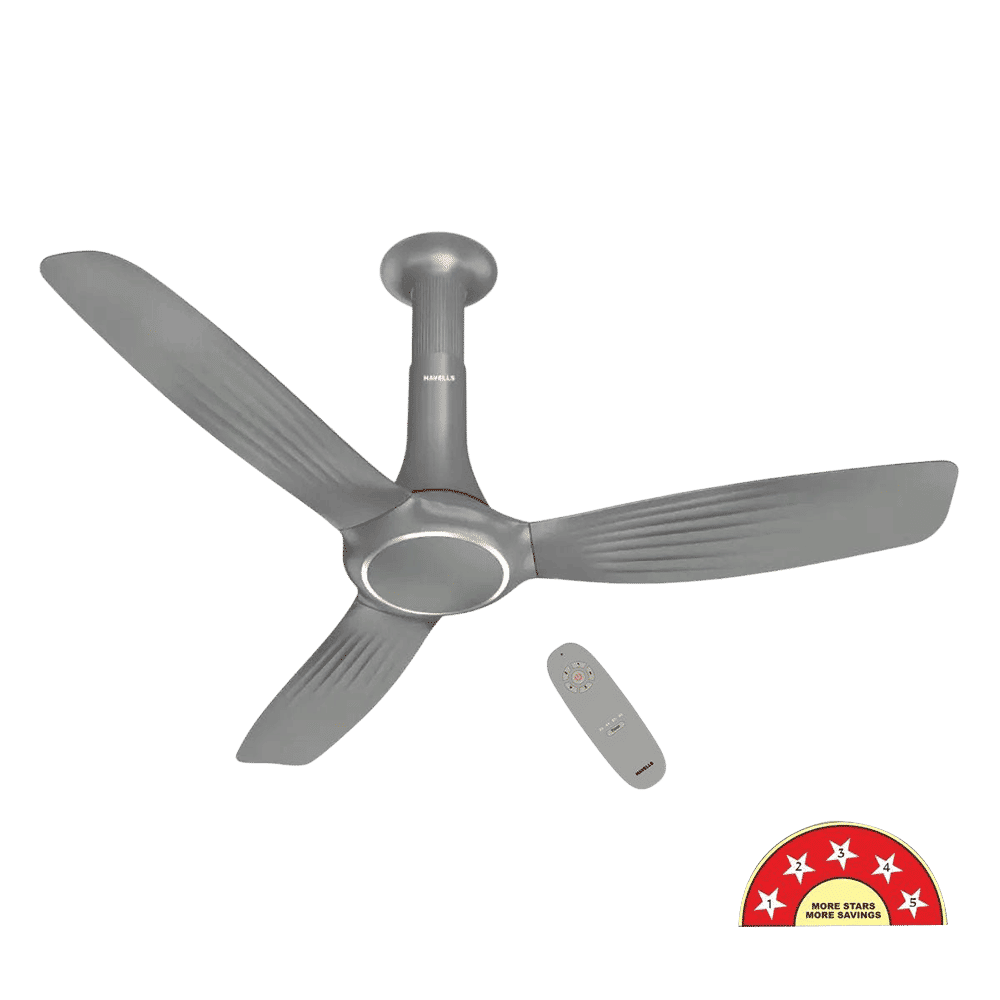 HAVELLS Inox 5 Star 1200mm 3 Blade BLDC Motor Ceiling Fan with Remote (Inverter Technology, Slate) HAVELLS Inox 5 Star 1200mm 3 Blade BLDC Motor Ceiling Fan with Remote (Inverter Technology, Slate)_6