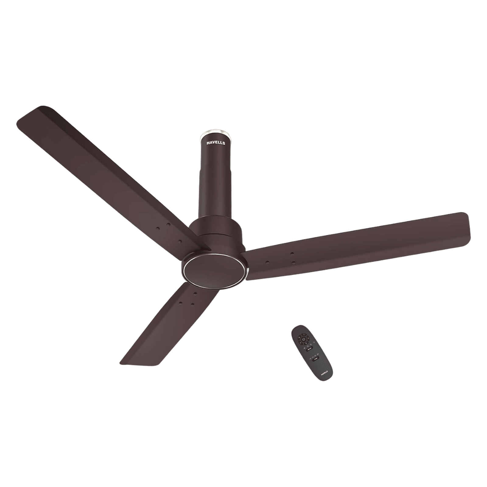 HAVELLS Elio 5 Star 1200mm 3 Blade BLDC Motor Ceiling Fan with Remote (Wood Finished Blades, Brown)_1