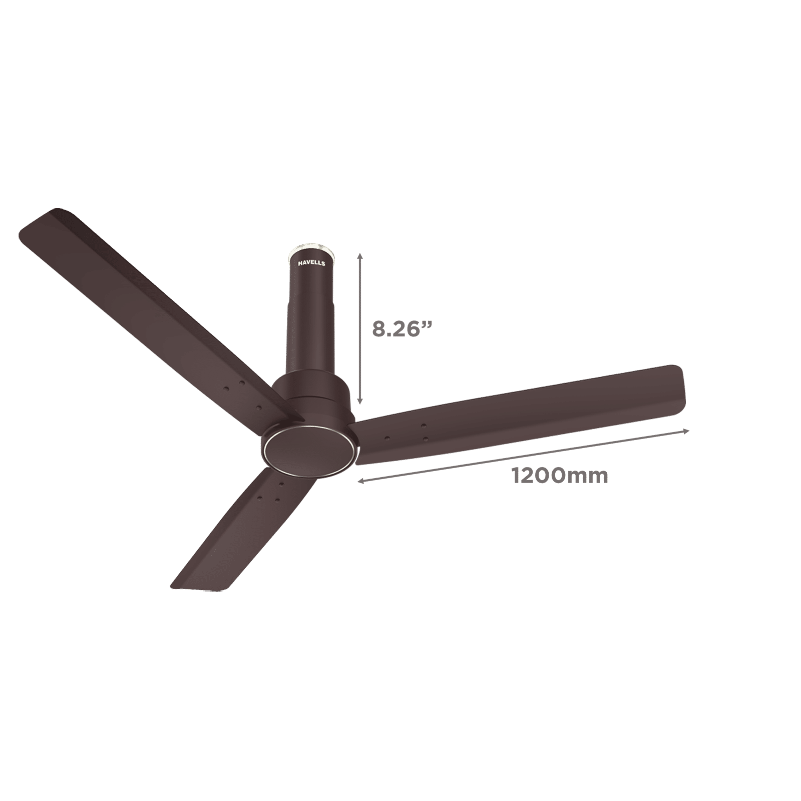 HAVELLS Elio 5 Star 1200mm 3 Blade BLDC Motor Ceiling Fan with Remote (Wood Finished Blades, Brown)_2