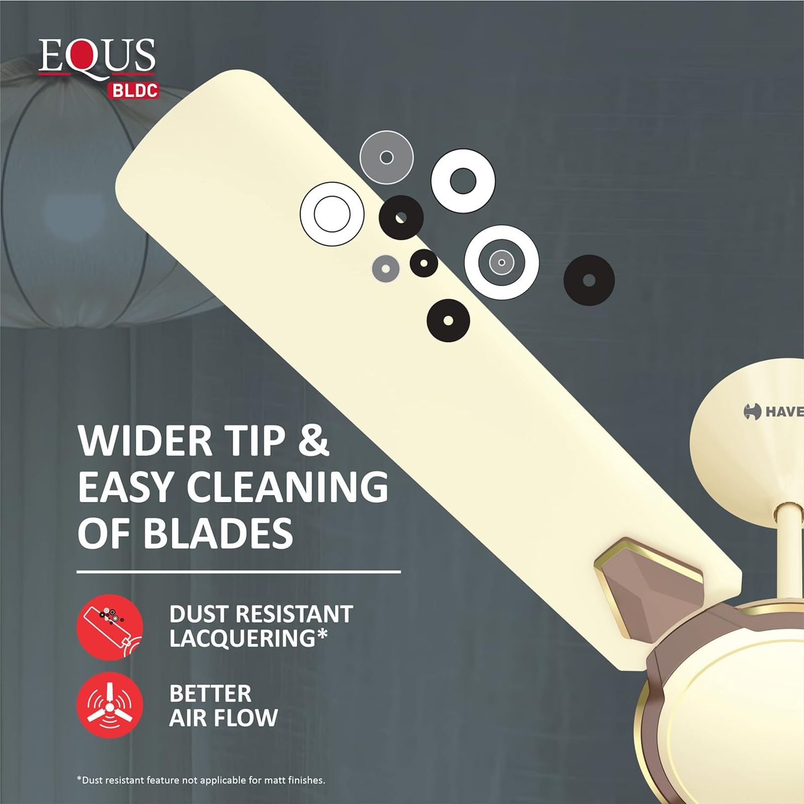 HAVELLS Equs 5 Star 1200mm 3 Blade BLDC Motor Ceiling Fan with Remote (Inverter Technology, Bianco Bronze) HAVELLS Equs 5 Star 1200mm 3 Blade BLDC Motor Ceiling Fan with Remote (Inverter Technology, Bianco Bronze)_11