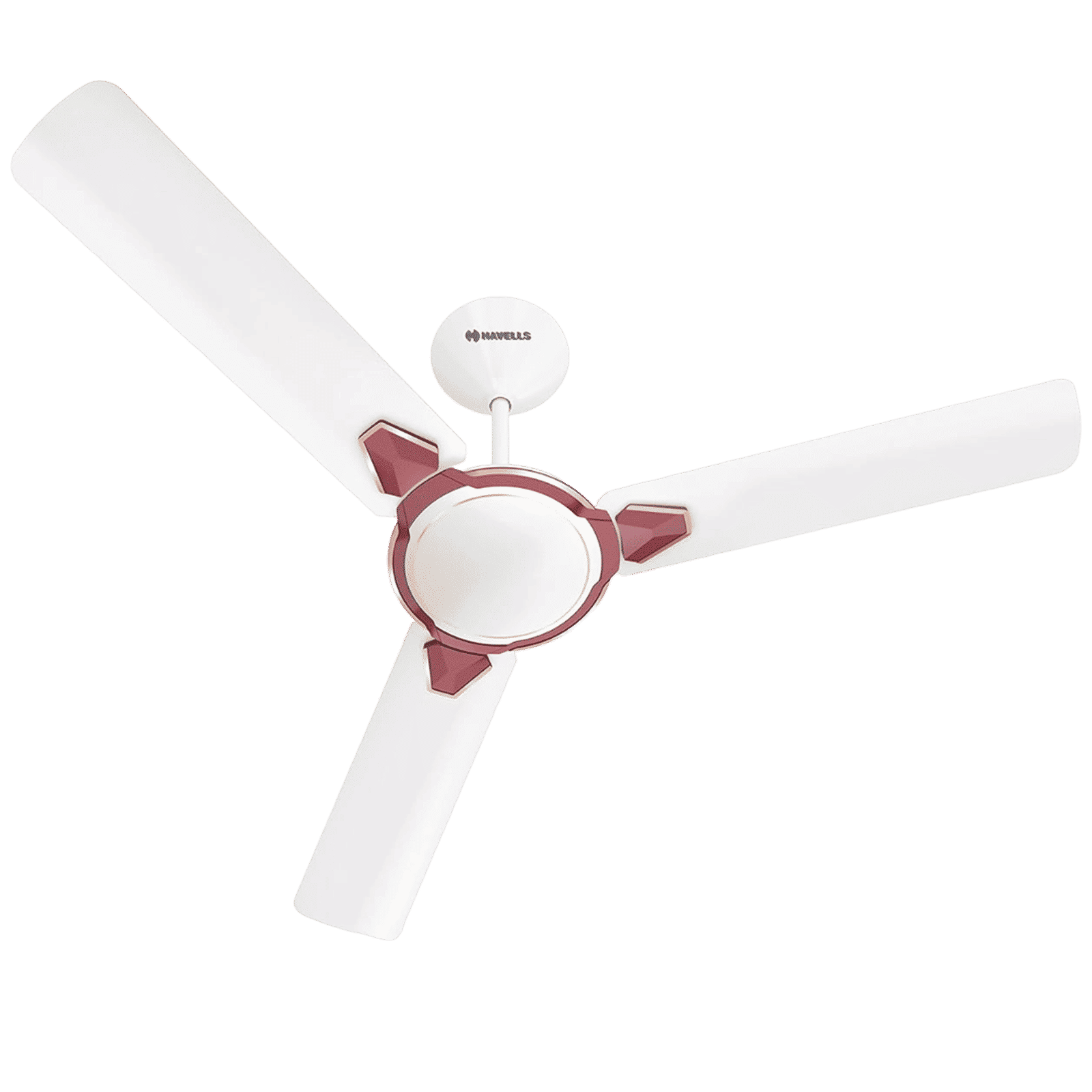 HAVELLS Equs 5 Star 1200mm 3 Blade BLDC Motor Ceiling Fan with Remote (Inverter Technology, White & Maroon)_5