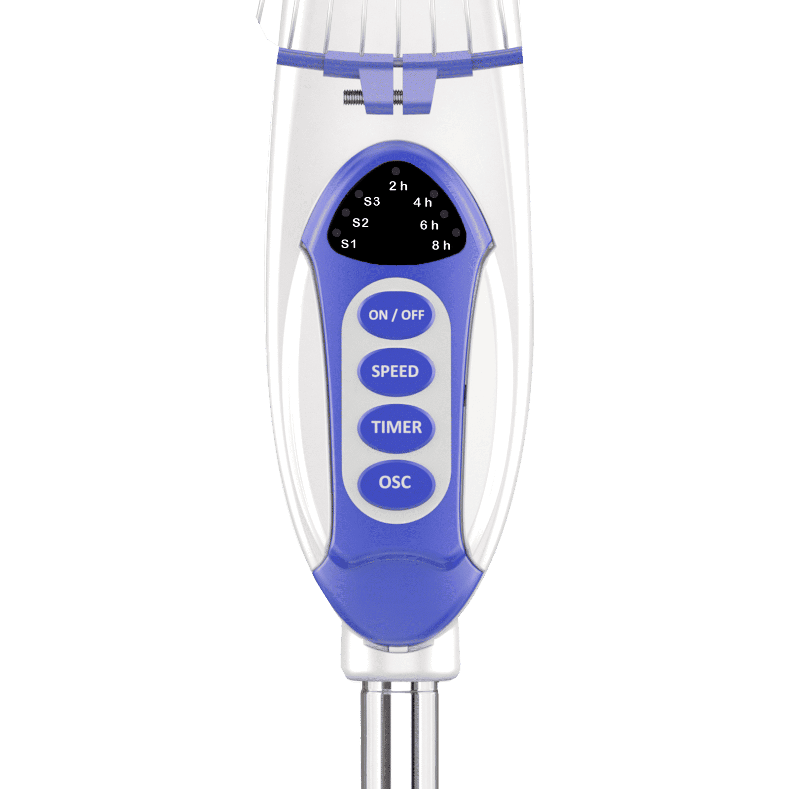 HAVELLS Sprint LED 400mm 3 Blade High Speed Pedestal Fan (LED Indicator, Blue)_3