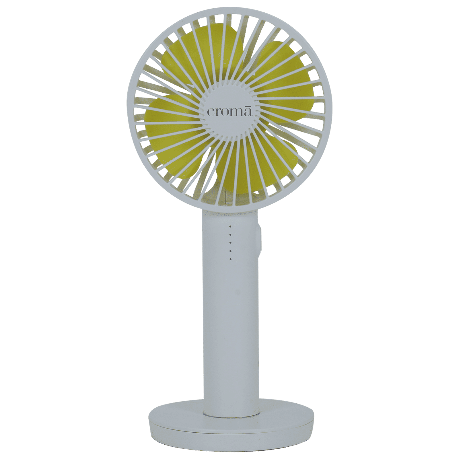 Croma AF2305 4 Blade Rechargeable Personal Fan with 2000 mAh Battery (BLDC Copper Motor, White)_1