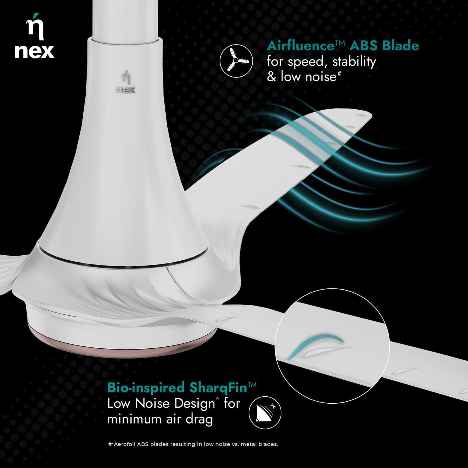 nex Dryft A95 5 Star 1200mm 3 Blade BLDC Motor Smart Ceiling Fan with Remote (Alexa & Google Assistant, Classic White)_11