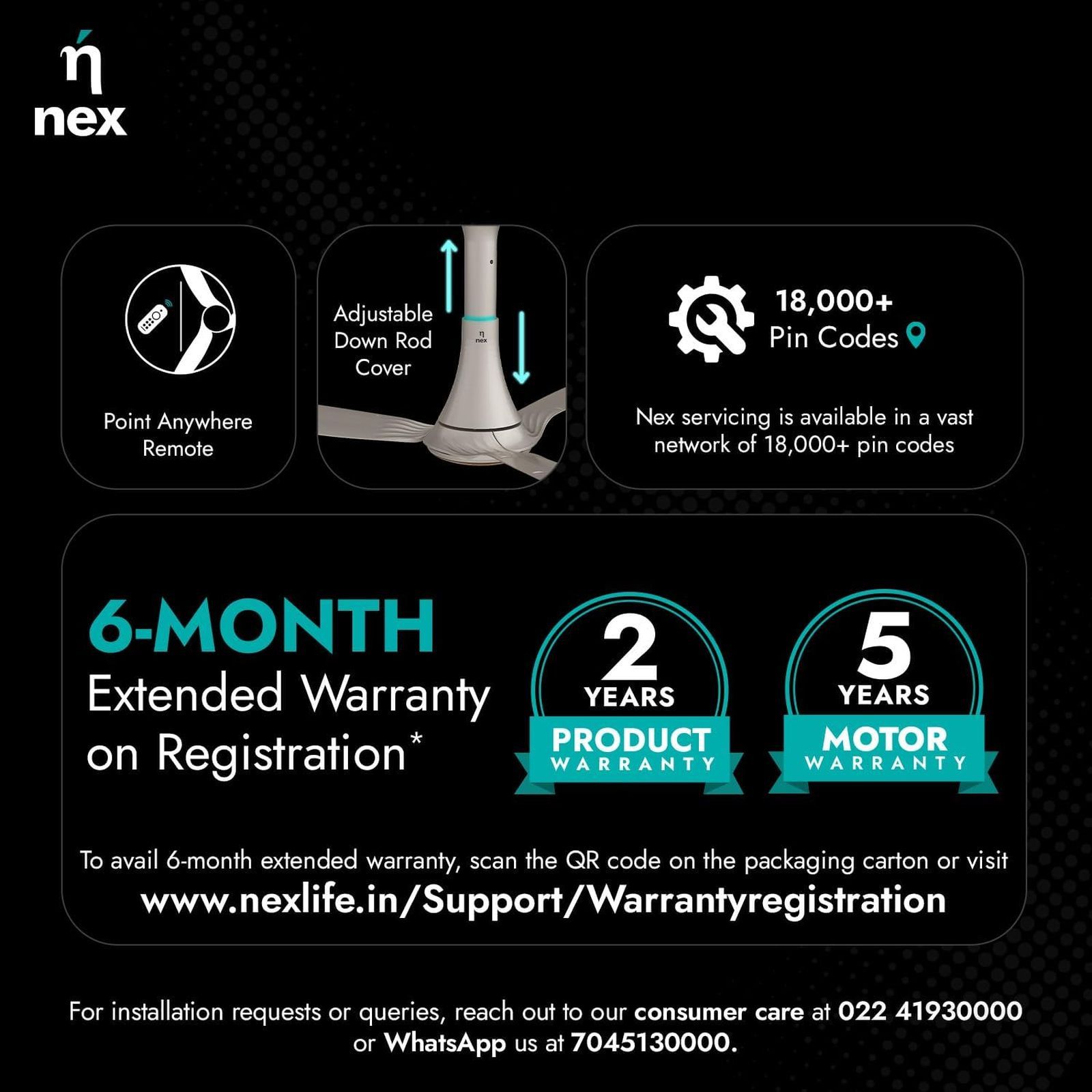 nex Dryft A90 5 Star 1200mm 3 Blade BLDC Motor Ceiling Fan with Remote (Dust Resistant, Chestnut Brown) nex Dryft A90 5 Star 1200mm 3 Blade BLDC Motor Ceiling Fan with Remote (Dust Resistant, Chestnut Brown)_9