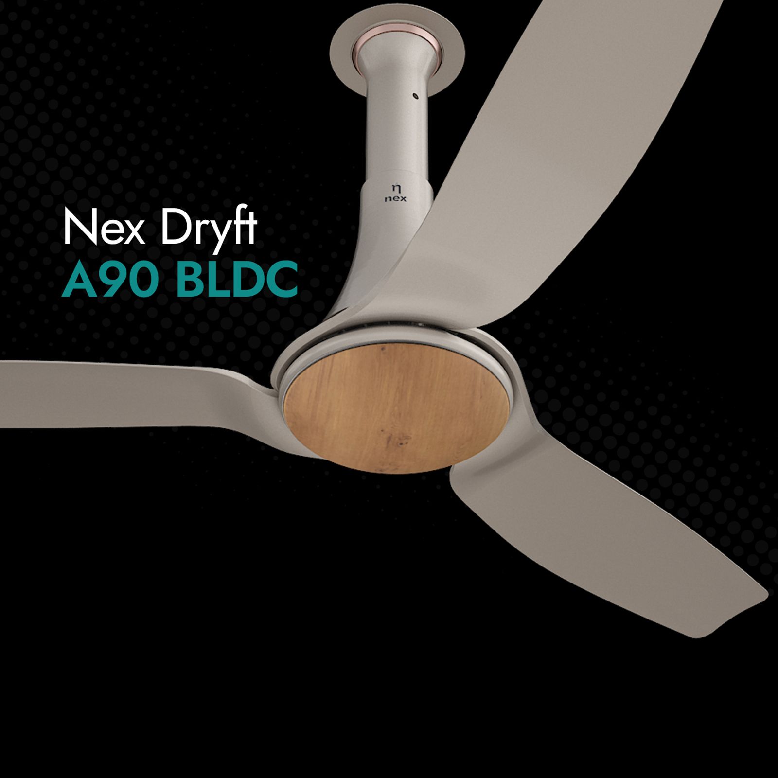 nex Dryft A90 5 Star 1200mm 3 Blade BLDC Motor Ceiling Fan with Remote (Dust Resistant, Chestnut Brown) nex Dryft A90 5 Star 1200mm 3 Blade BLDC Motor Ceiling Fan with Remote (Dust Resistant, Chestnut Brown)_7