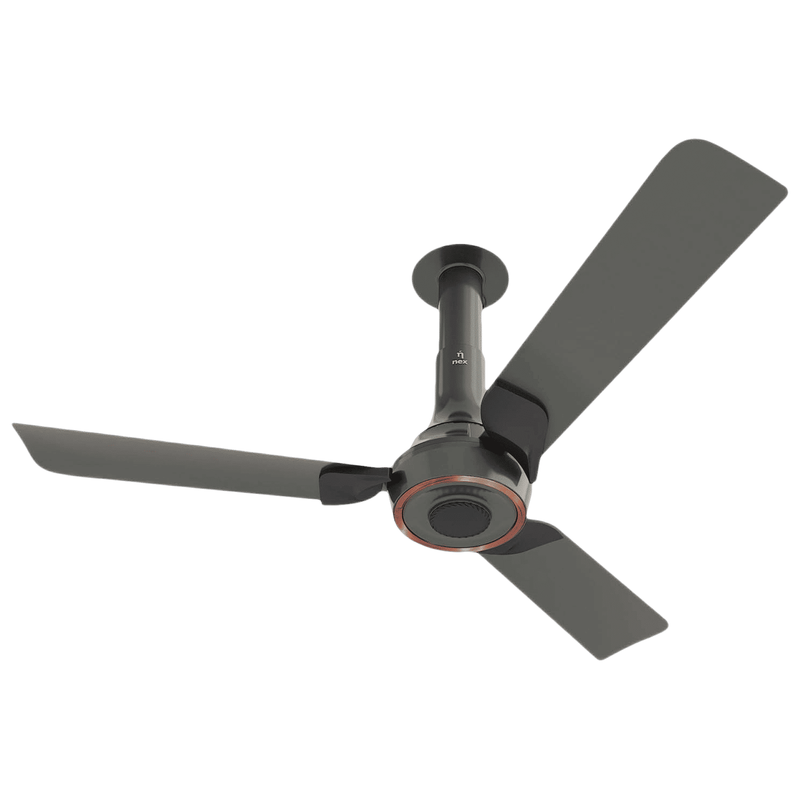 nex Glyde A70 5 Star 1200mm 3 Blade BLDC Motor Ceiling Fan with Remote (Dust Resistant, Granite Grey)_9