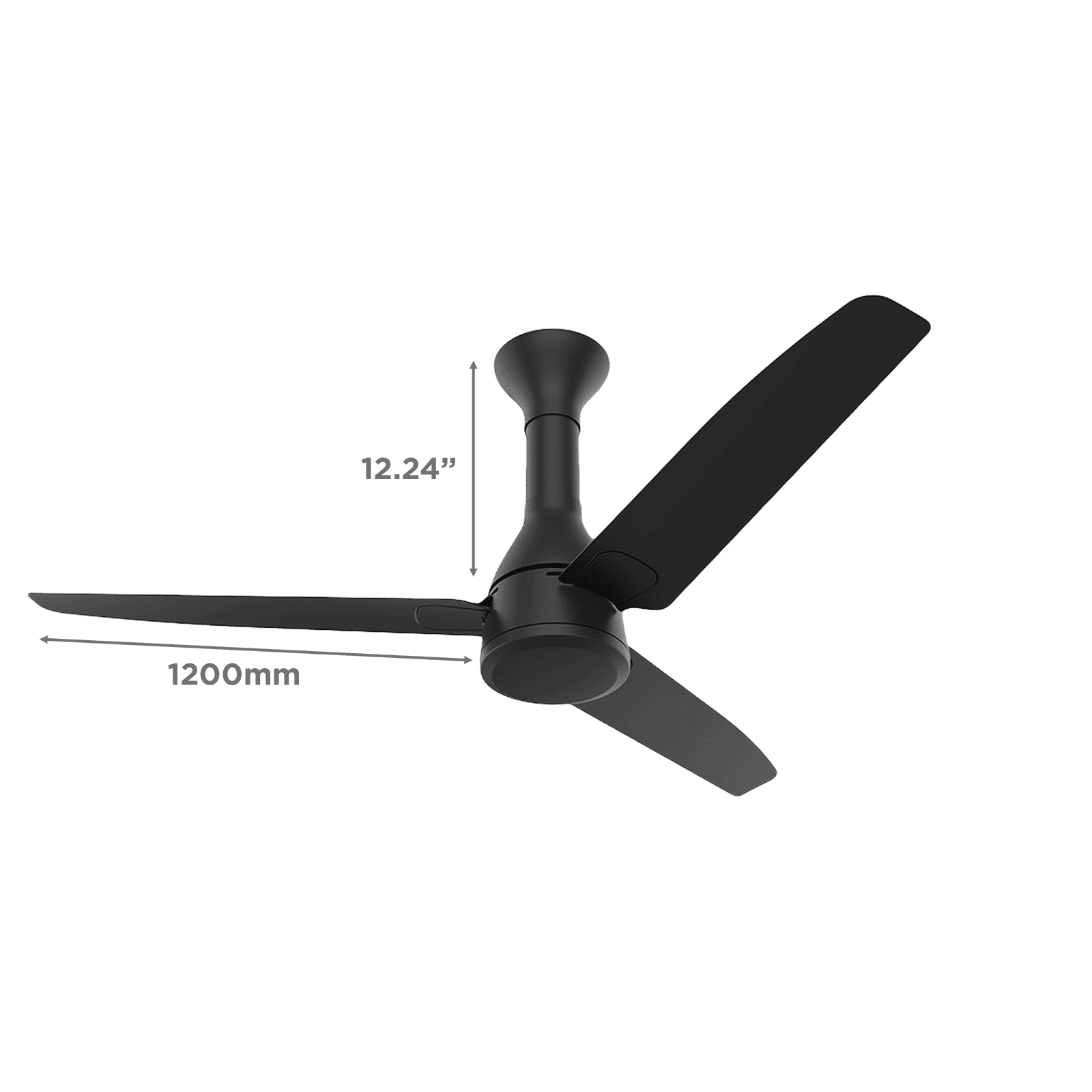 Crompton Energion Roverr 5 Star 1200mm Sweep 3 Blade BLDC Motor Ceiling Fan (Anti Rust, Matte Black)_2
