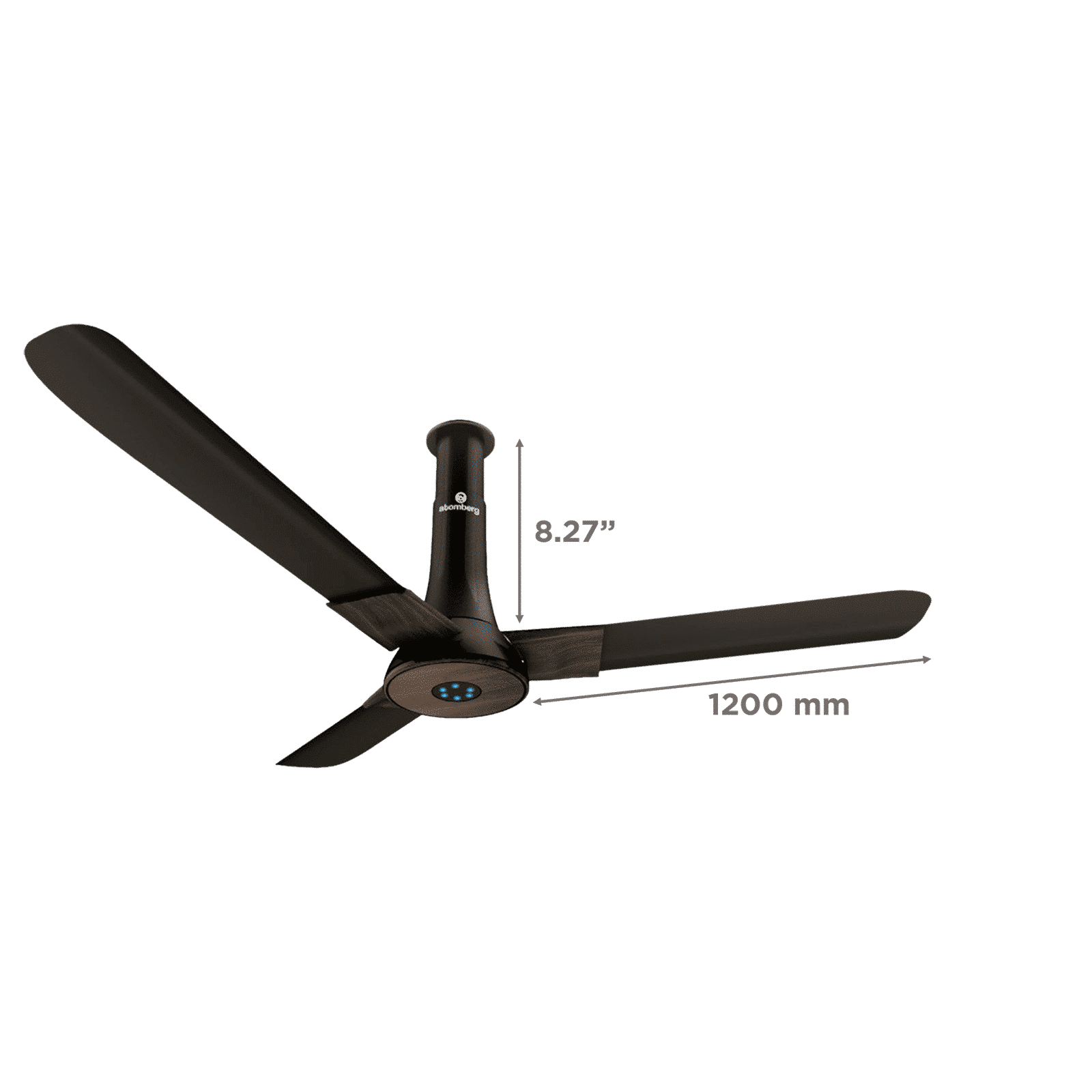 atomberg Studio Smart Plus 5 Star 1200mm 3 Blade BLDC Motor Smart Ceiling Fan with Remote (Boost Mode, Earth Brown) atomberg Studio Smart Plus 5 Star 1200mm 3 Blade BLDC Motor Smart Ceiling Fan with Remote (Boost Mode, Earth Brown)_2