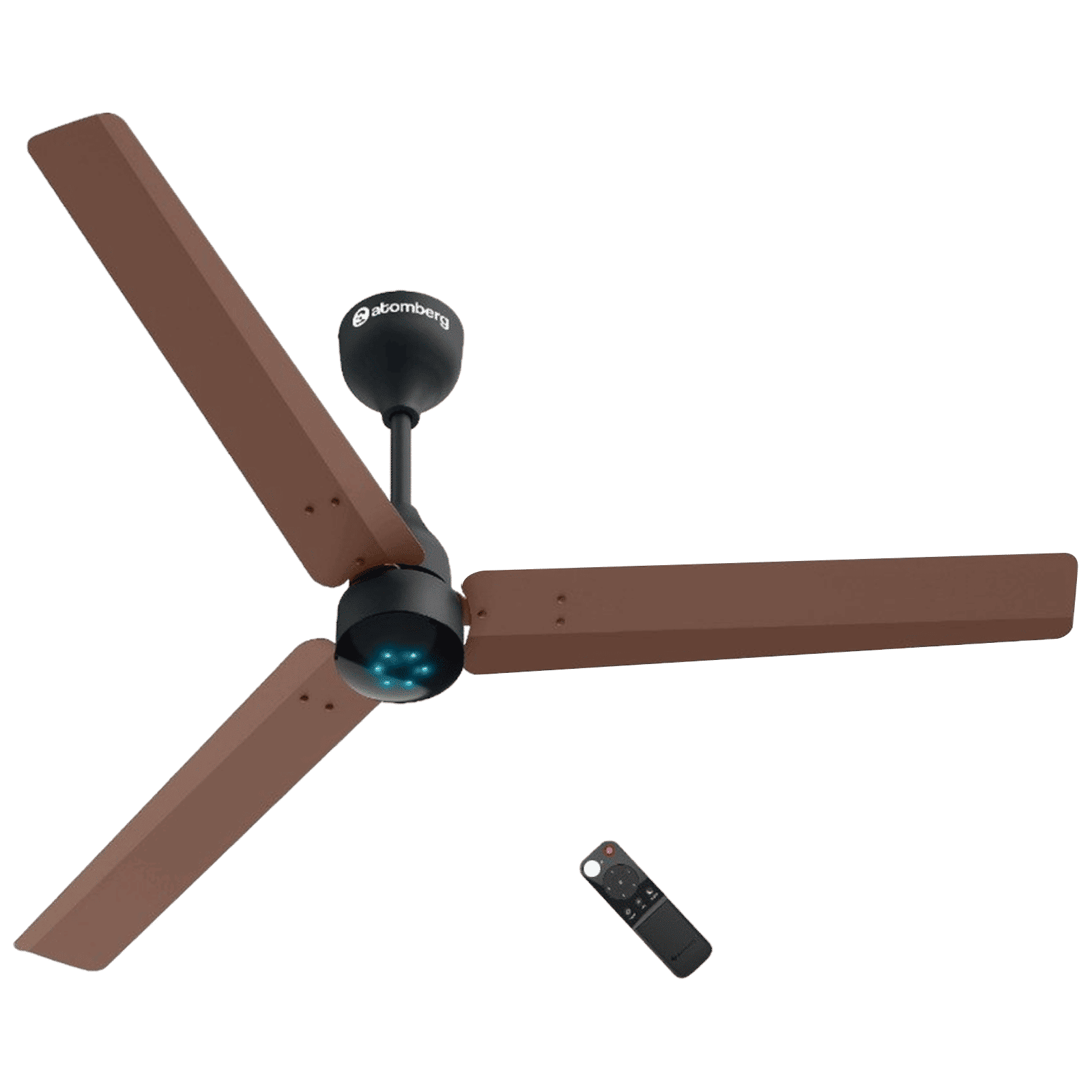atomberg Renesa Smart 5 Star 1200mm 3 Blade BLDC Motor Smart Ceiling Fan with Remote (Boost Mode, Brown Black) atomberg Renesa Smart 5 Star 1200mm 3 Blade BLDC Motor Smart Ceiling Fan with Remote (Boost Mode, Brown Black)_1