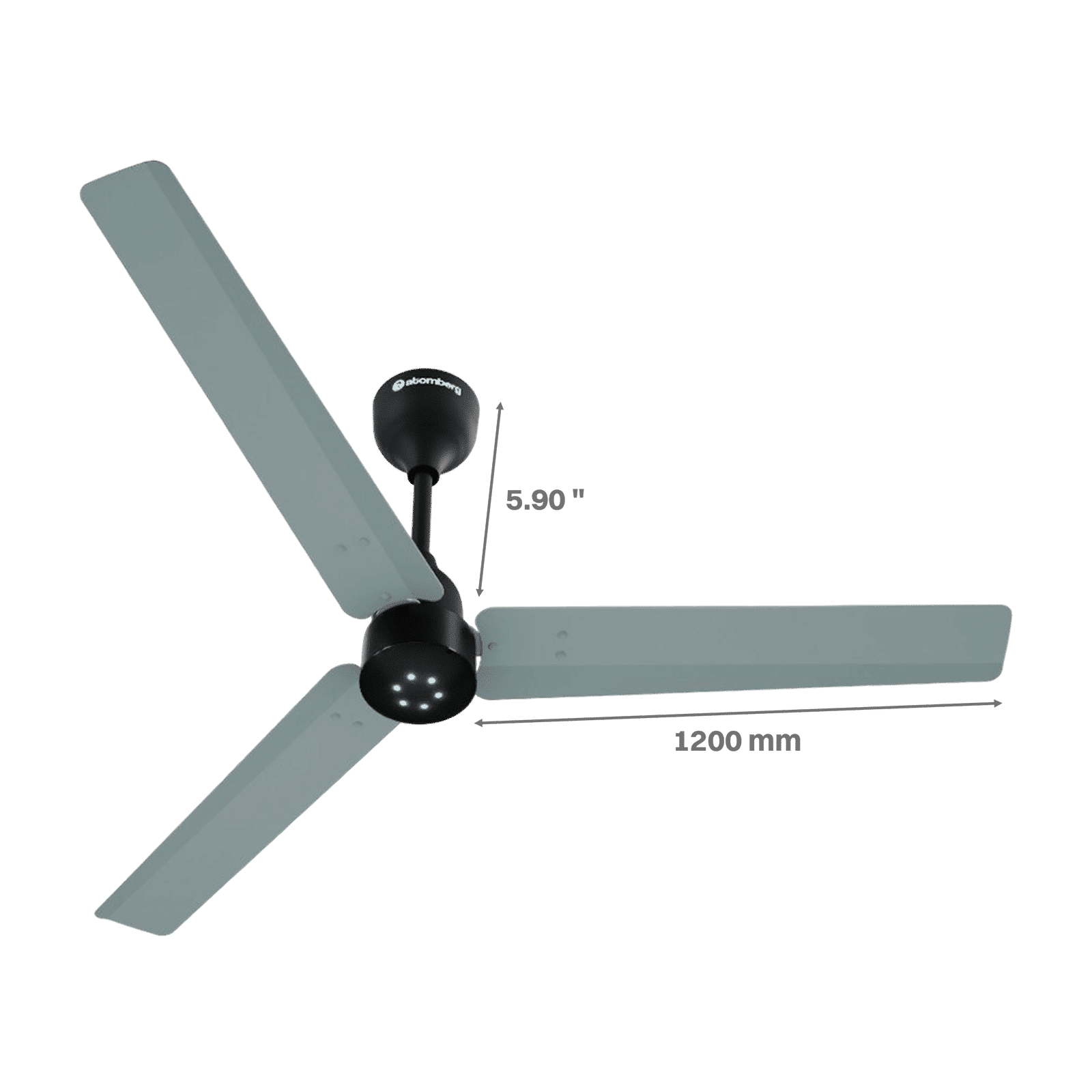 atomberg Renesa Smart 5 Star 1200mm 3 Blade BLDC Motor Smart Ceiling Fan with Remote (Boost Mode, Misty Teal) atomberg Renesa Smart 5 Star 1200mm 3 Blade BLDC Motor Smart Ceiling Fan with Remote (Boost Mode, Misty Teal)_2