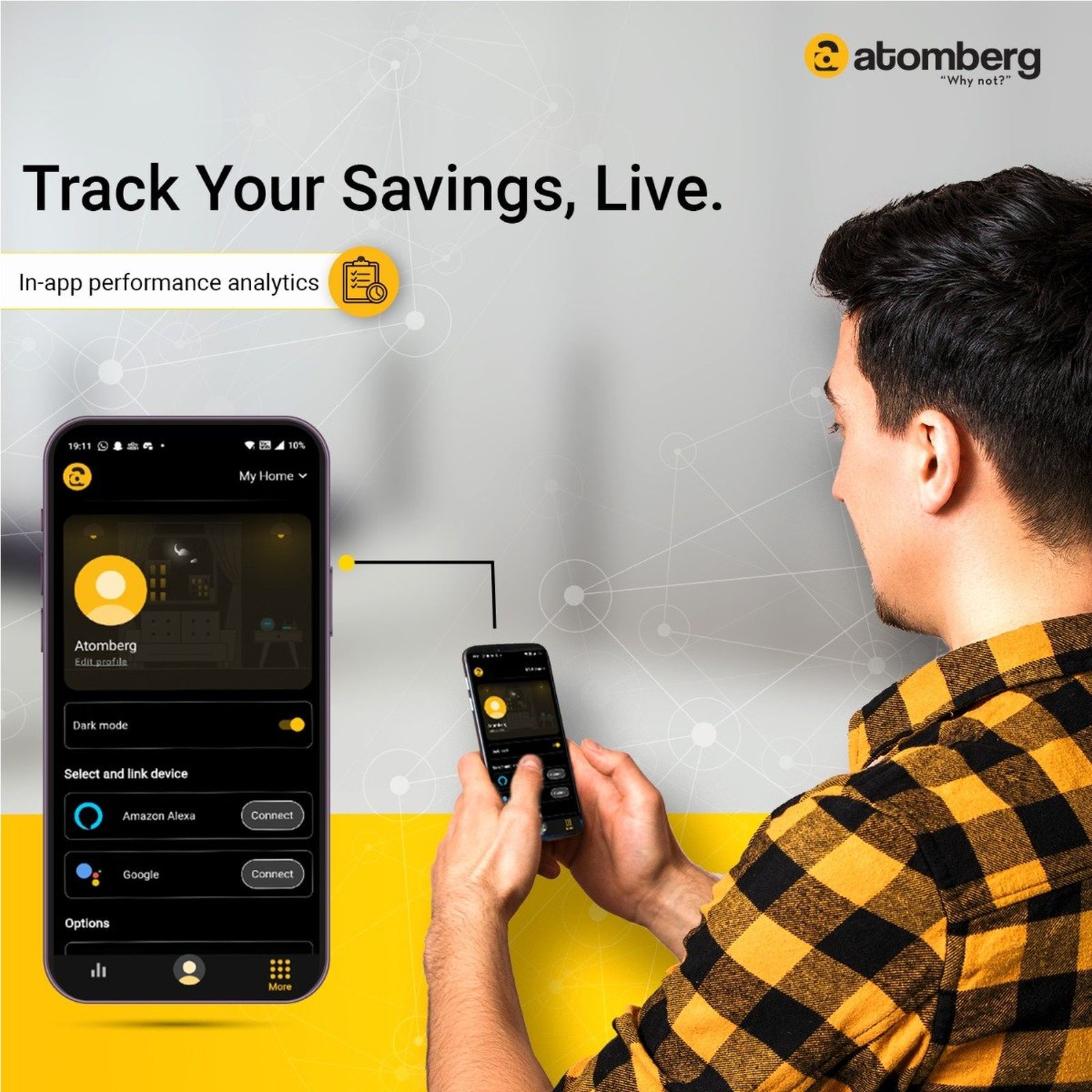 atomberg Renesa Smart 5 Star 1200mm 3 Blade BLDC Motor Smart Ceiling Fan with Remote (Boost Mode, Pebble Grey)_7