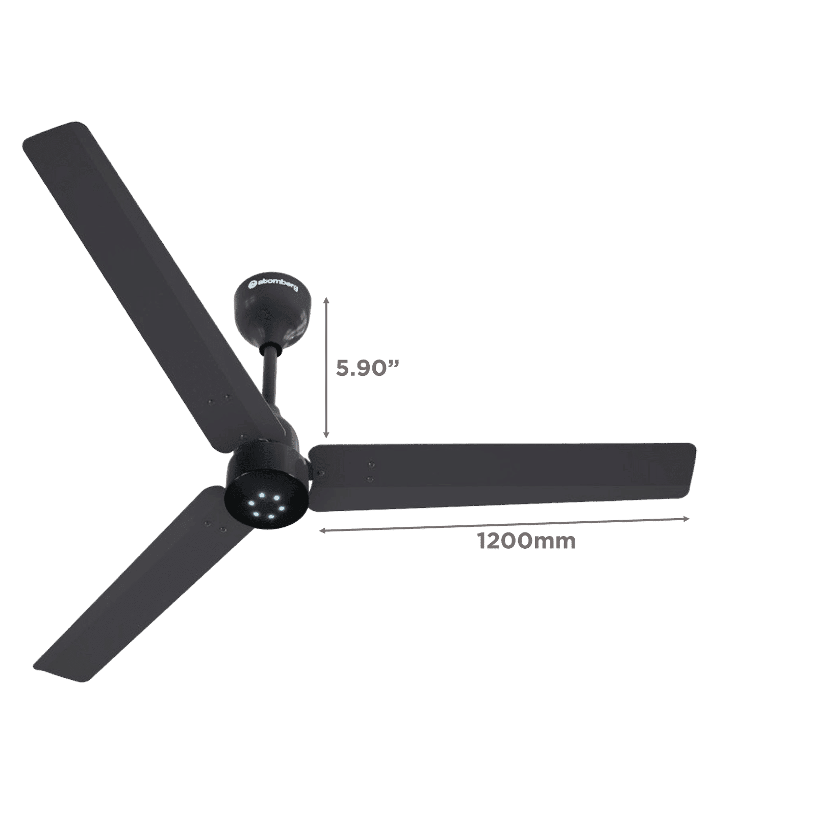 atomberg Renesa Smart 5 Star 1200mm 3 Blade BLDC Motor Smart Ceiling Fan with Remote (Boost Mode, Pebble Grey)_2