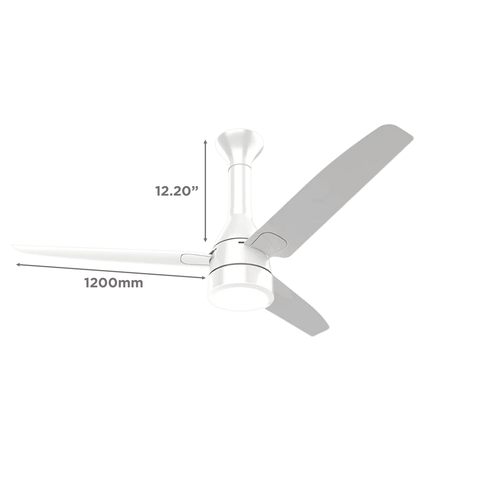 Crompton Energion Roverr Underlight 5 Star 1200mm 3 Blade BLDC Motor Ceiling Fan with Remote (Intelligent Memory Function, Pristine White) Crompton Energion Roverr Underlight 5 Star 1200mm 3 Blade BLDC Motor Ceiling Fan with Remote (Intelligent Memory Function, Pristine White)_2