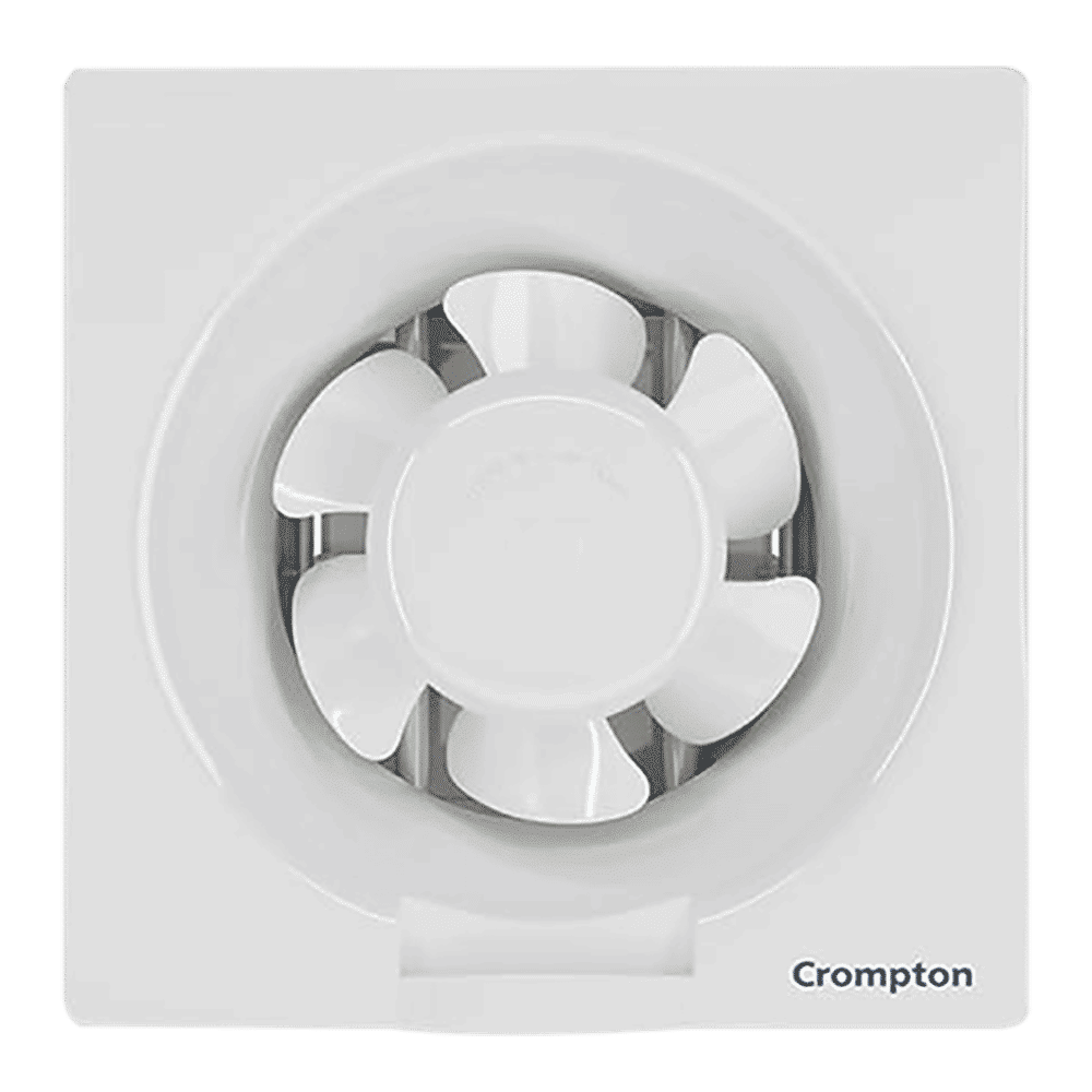 Crompton Brisk Air Plus 6 Inch 150mm Exhaust Fan (Auto Dust Protection Shutters, White) Crompton Brisk Air Plus 6 Inch 150mm Exhaust Fan (Auto Dust Protection Shutters, White)_1