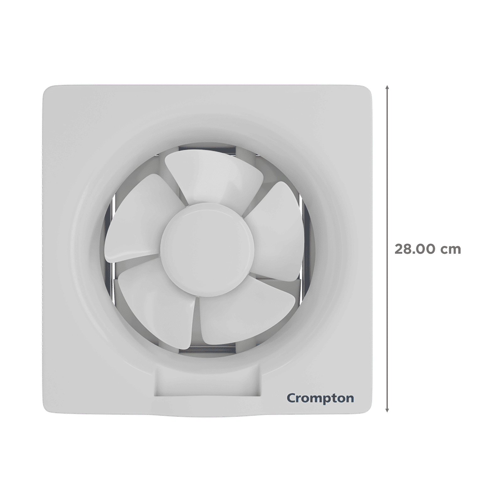 Crompton Brisk Air Plus 6 Inch 150mm Exhaust Fan (Auto Dust Protection Shutters, White) Crompton Brisk Air Plus 6 Inch 150mm Exhaust Fan (Auto Dust Protection Shutters, White)_2