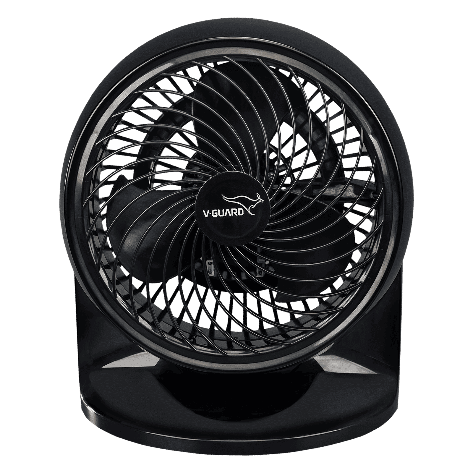 V-GUARD Spinny Pro 180mm 3 Blade Induction Motor Table Fan (90 Degree Tilt Rotation, Black)_1