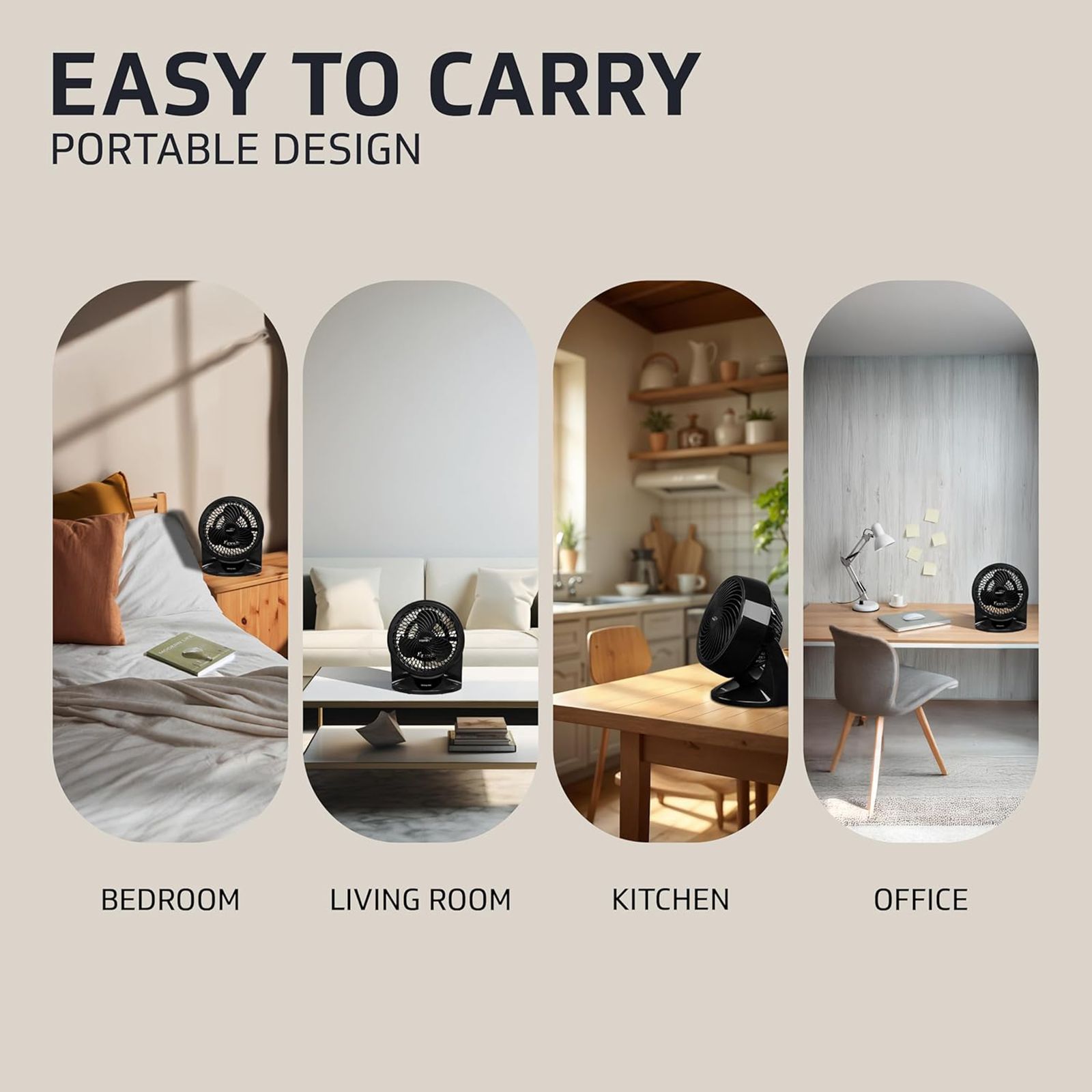 V-GUARD Spinny Pro 180mm 3 Blade Induction Motor Table Fan (90 Degree Tilt Rotation, Black)_17