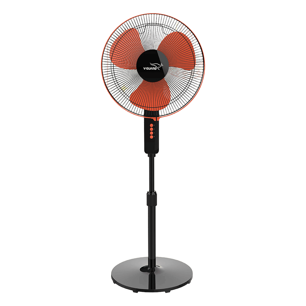 V-Guard Esfera STS Plus 400mm 3 Blade 2-in-1 Convertible Pedestal Fan (Powerful Copper Motor, Red & Black) V-Guard Esfera STS Plus 400mm 3 Blade 2-in-1 Convertible Pedestal Fan (Powerful Copper Motor, Red & Black)_1