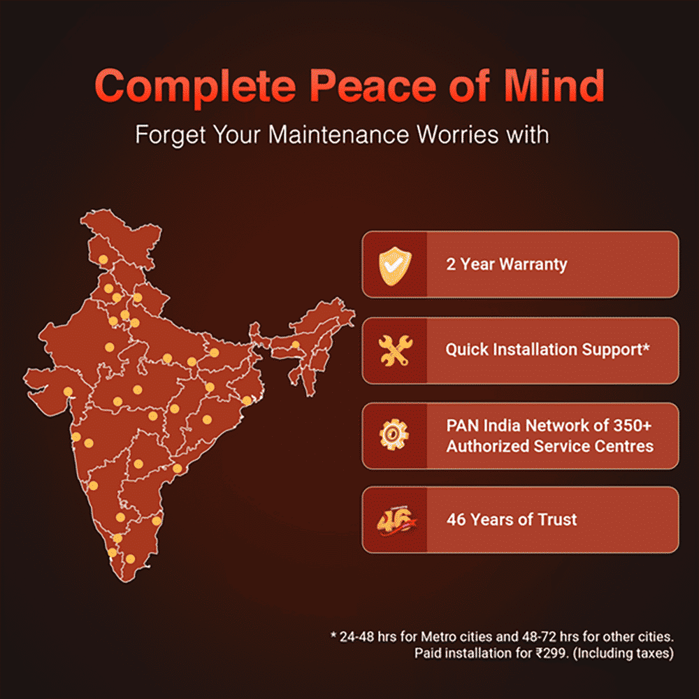 V-Guard Esfera STS Plus 400mm 3 Blade 2-in-1 Convertible Pedestal Fan (Powerful Copper Motor, Red & Black) V-Guard Esfera STS Plus 400mm 3 Blade 2-in-1 Convertible Pedestal Fan (Powerful Copper Motor, Red & Black)_10