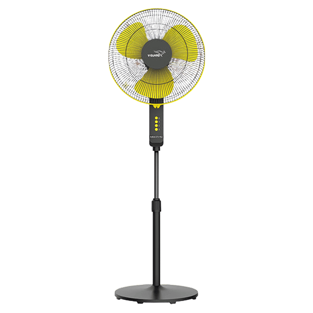 V-Guard Esfera STS Plus 400mm 3 Blade 2-in-1 Convertible Pedestal Fan (Powerful Copper Motor, Yellow & Black) V-Guard Esfera STS Plus 400mm 3 Blade 2-in-1 Convertible Pedestal Fan (Powerful Copper Motor, Yellow & Black)_1