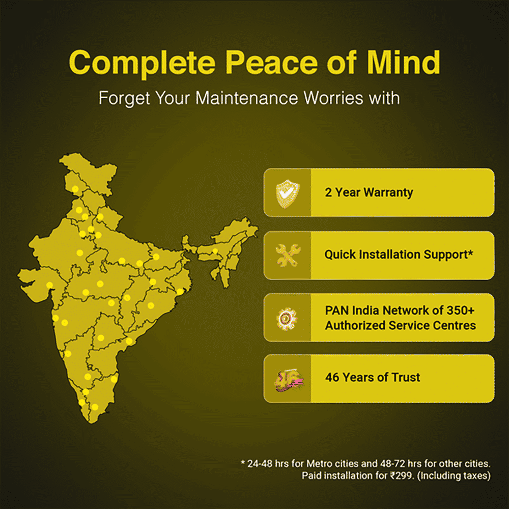 V-Guard Esfera STS Plus 400mm 3 Blade 2-in-1 Convertible Pedestal Fan (Powerful Copper Motor, Yellow & Black) V-Guard Esfera STS Plus 400mm 3 Blade 2-in-1 Convertible Pedestal Fan (Powerful Copper Motor, Yellow & Black)_9