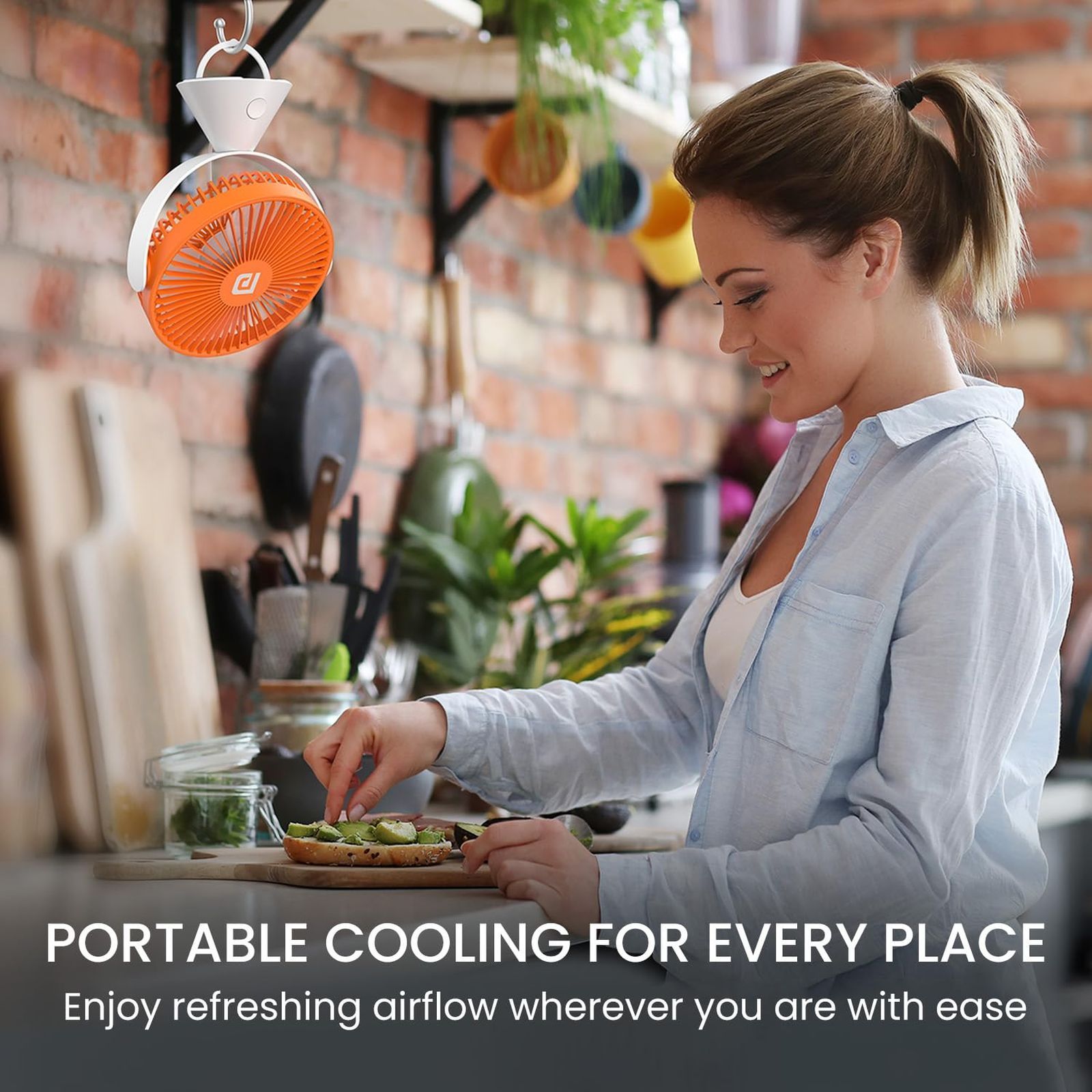 PORTRONICS Aero Breeze 178mm 3 Blade BLDC Motor Table Fan (360 Degree Cooling, White) PORTRONICS Aero Breeze 178mm 3 Blade BLDC Motor Table Fan (360 Degree Cooling, White)_8