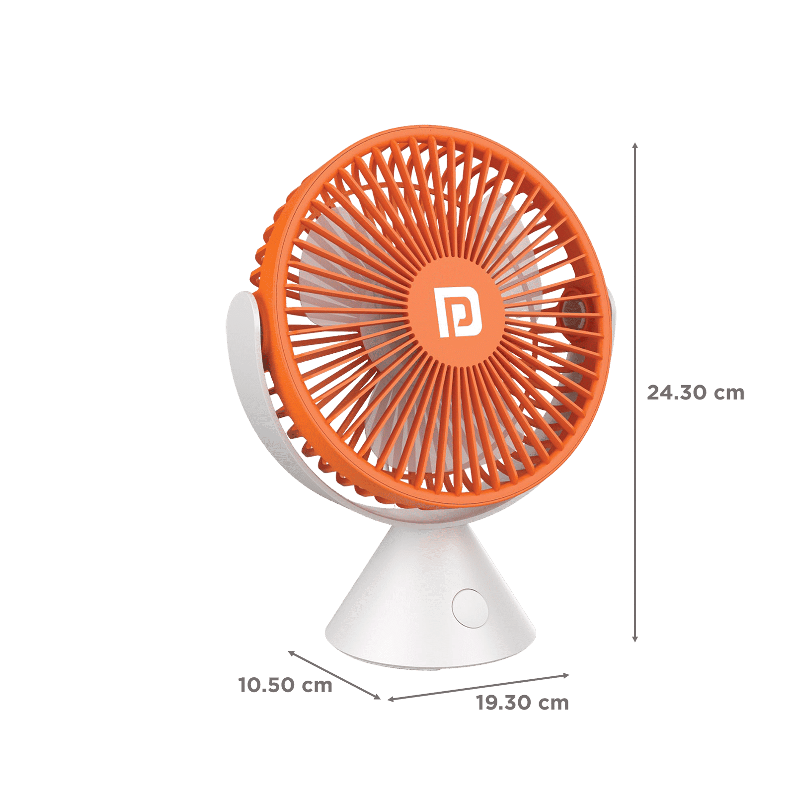 PORTRONICS Aero Breeze 178mm 3 Blade BLDC Motor Table Fan (360 Degree Cooling, White) PORTRONICS Aero Breeze 178mm 3 Blade BLDC Motor Table Fan (360 Degree Cooling, White)_2