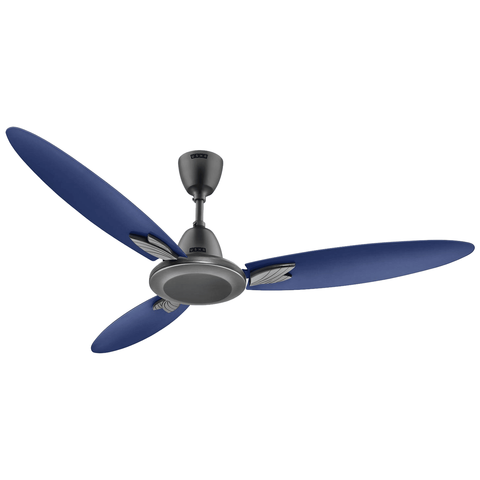 USHA Bloom Magnolia 1250mm 3 Blade Copper Motor Ceiling Fan (Dust Resistant, Sparkle Grey and Blue) USHA Bloom Magnolia 1250mm 3 Blade Copper Motor Ceiling Fan (Dust Resistant, Sparkle Grey and Blue)_4