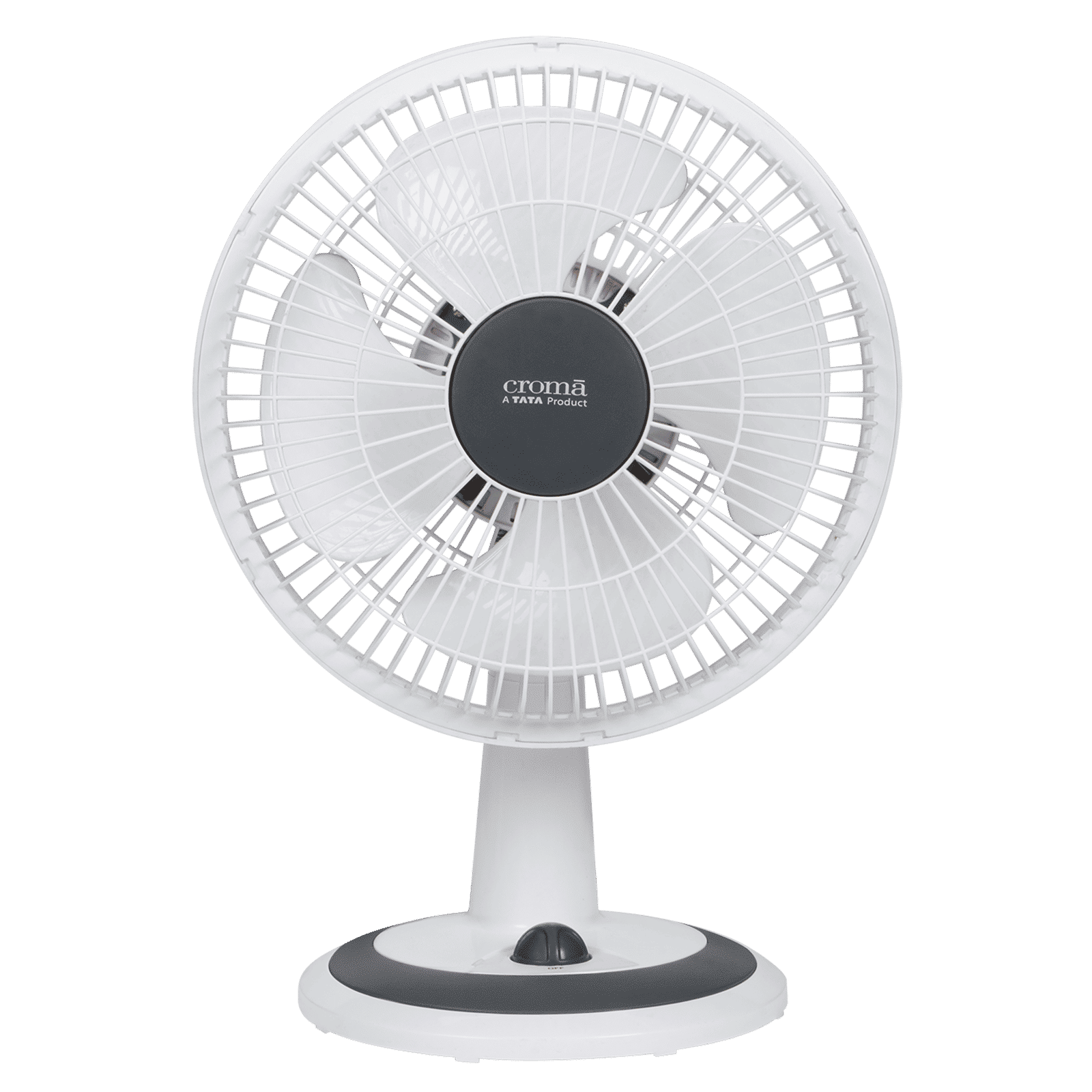 Croma AF2306 285mm 4 Blade Copper Motor Table Fan (3 Speed Control, White) Croma AF2306 285mm 4 Blade Copper Motor Table Fan (3 Speed Control, White)_1