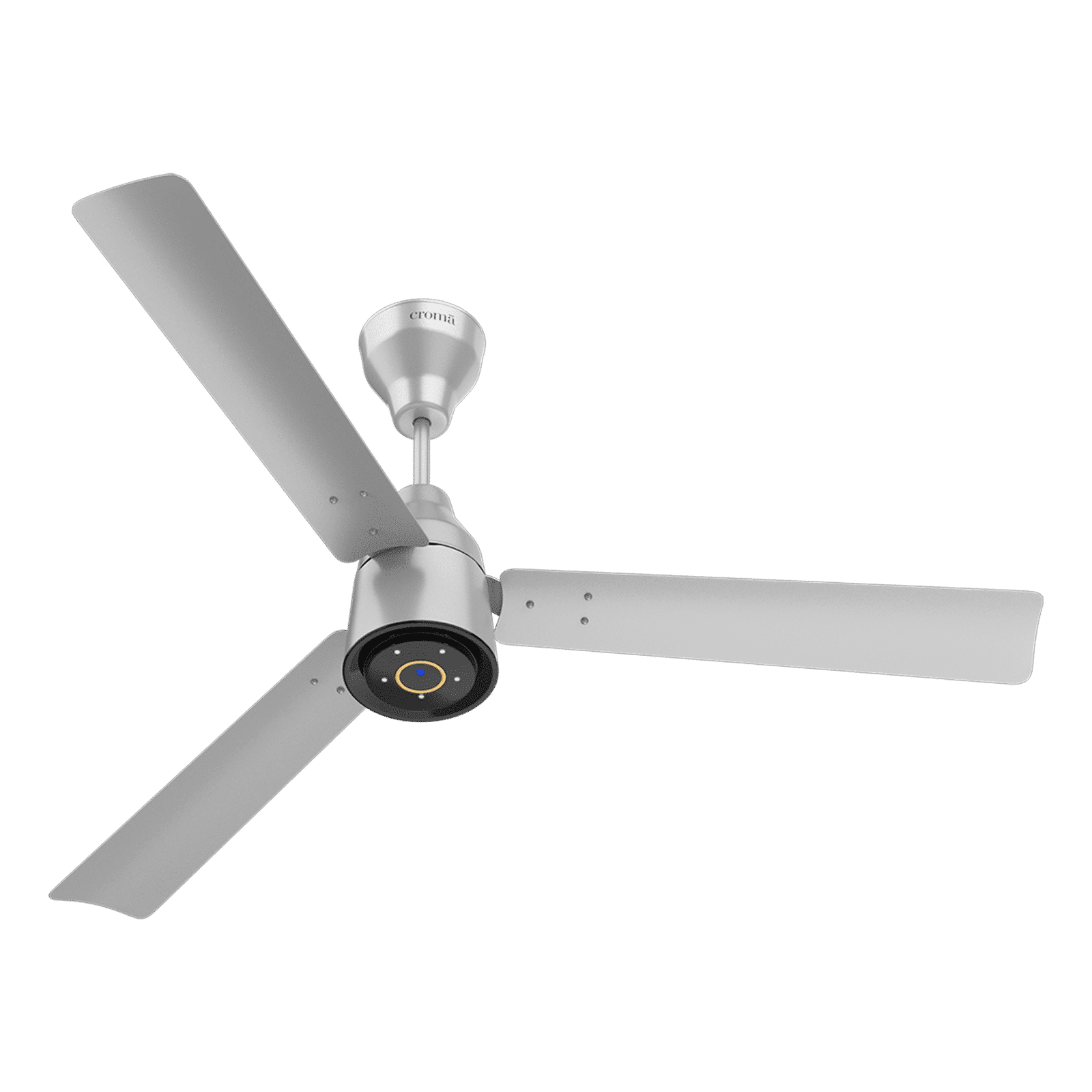 Croma AF2096 5 Star 1200mm 3 Blade BLDC Motor Ceiling Fan with Remote (LED Indicator, Silver Mist)_4