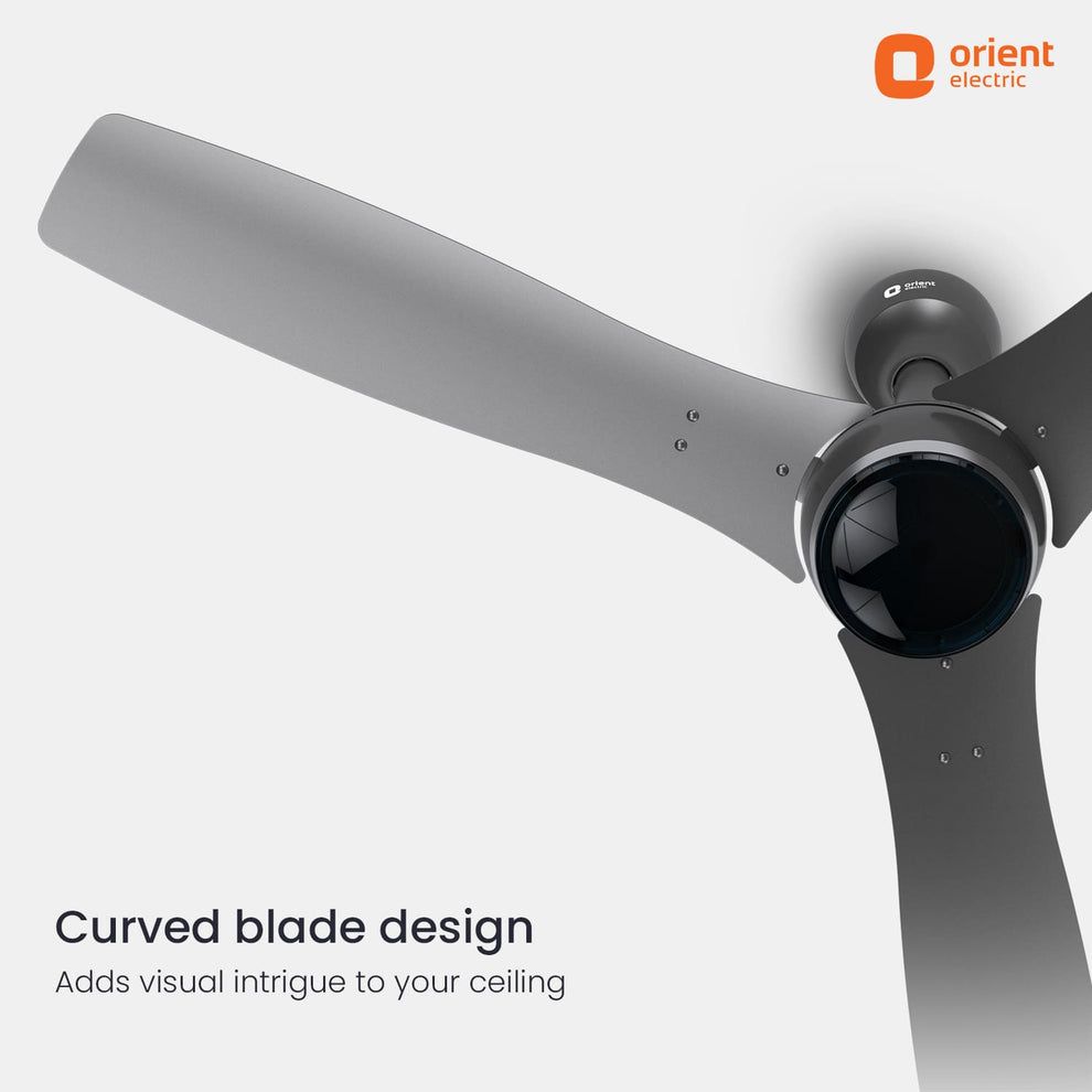 Orient Aeon 5 Star 1200mm 3 Blade BLDC Motor Ceiling Fan with Remote (Antidust, Cloud Grey)_6