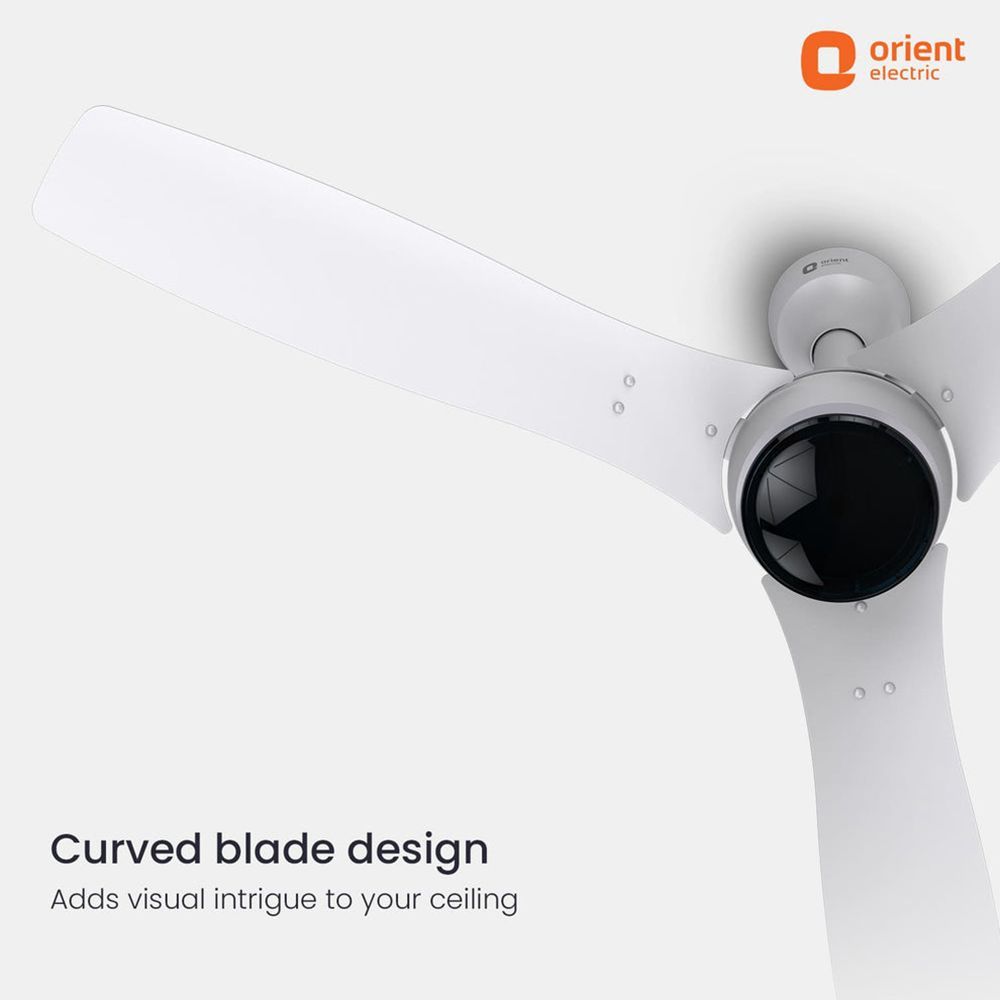 Orient Aeon 5 Star 1200mm 3 Blade BLDC Motor Ceiling Fan with Remote (Antidust, Pixel White)_7