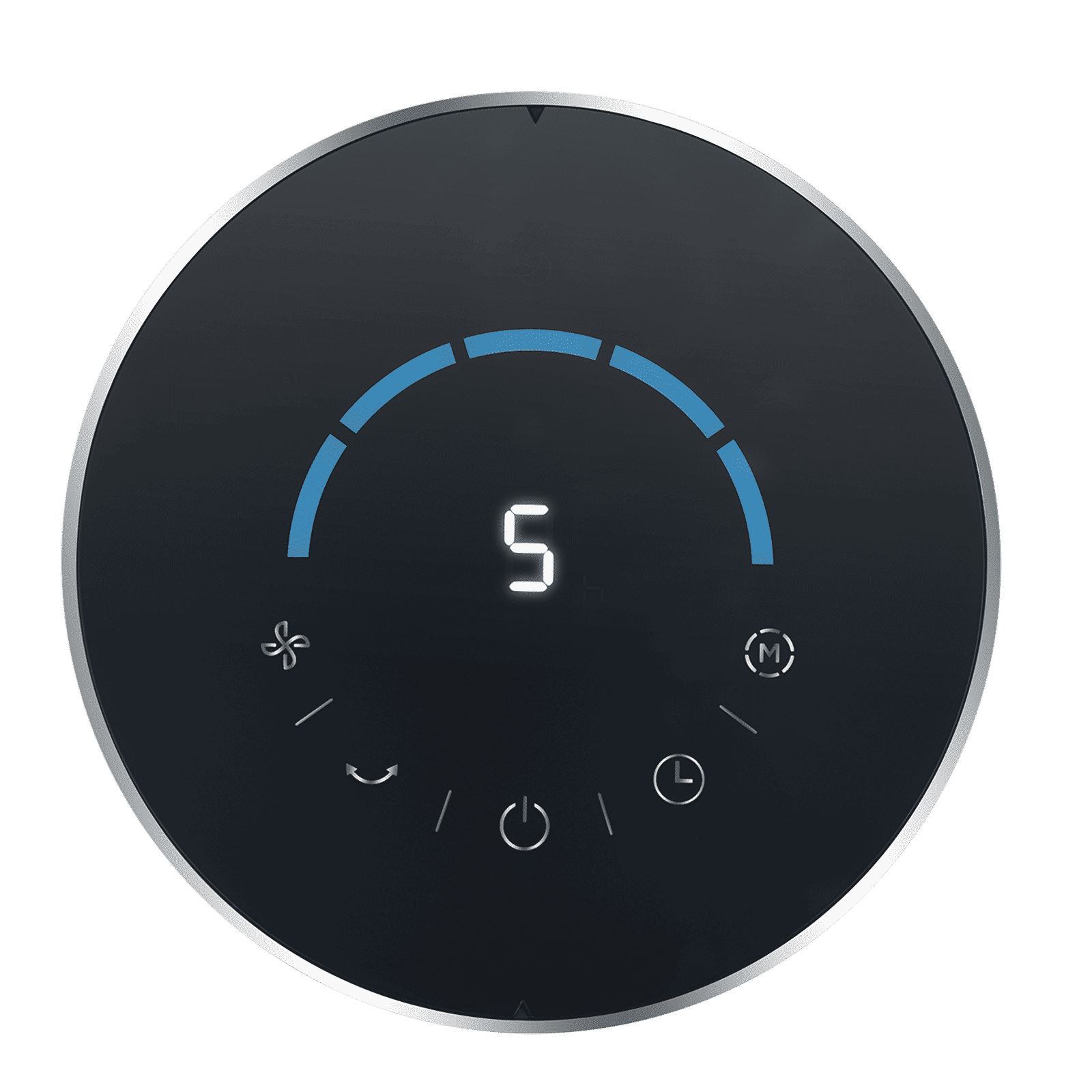 Croma Bladeless 1500 m3/hr Air Delivery Tower Fan with Remote Control (5 Speed Settings, Black)_3