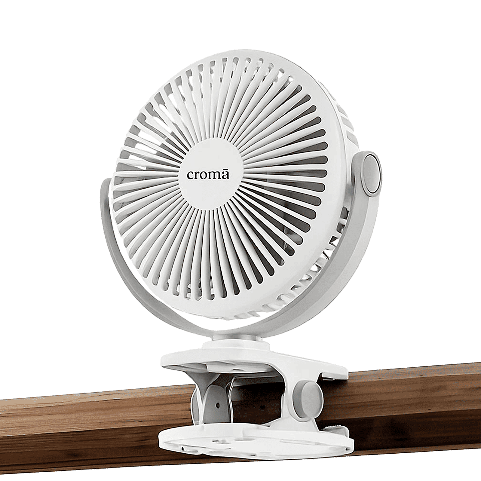 Croma AF2301 3 Blade Rechargeable Fan with 1800 mAh Battery (BLDC Motor, White)_1