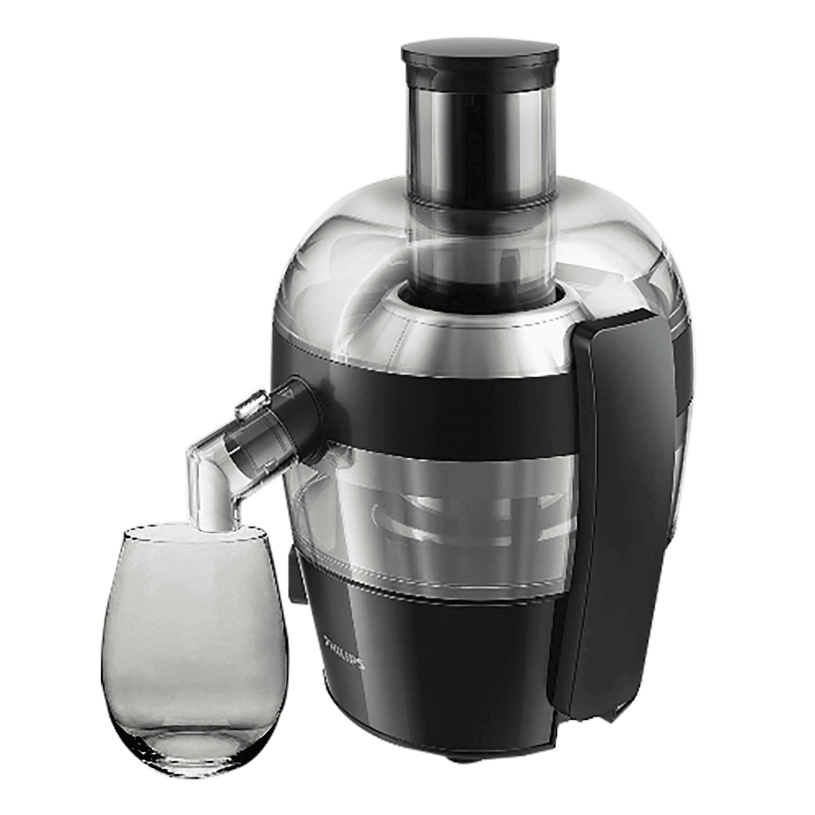 PHILIPS Viva Collection 500 Watt 1 Jar Centrifugal Juicer (QuickClean Technology, Ink Black)_5