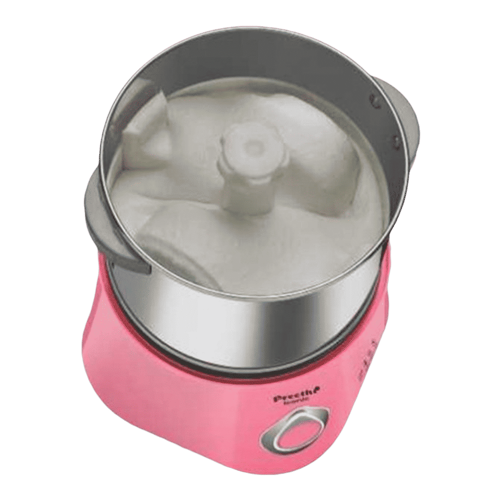 Preethi Iconic 2 Litres 2 Stones Wet Grinder with Atta Kneader (Bi-Directional Grinding Technology, Pink)_7